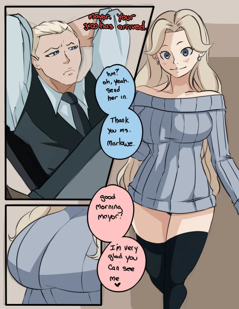 The Mayor will see you now porn comic picture 1