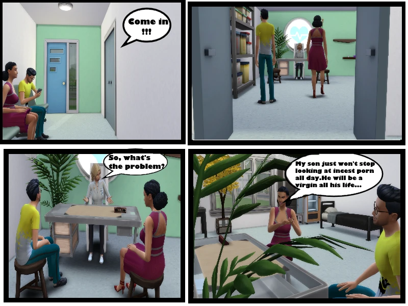 The Nerdy Son porn comic picture 5