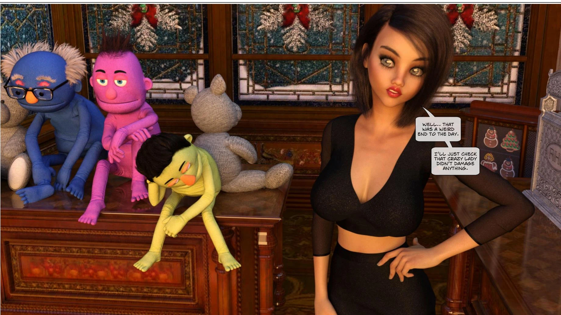 The Puppet Show porn comic picture 14