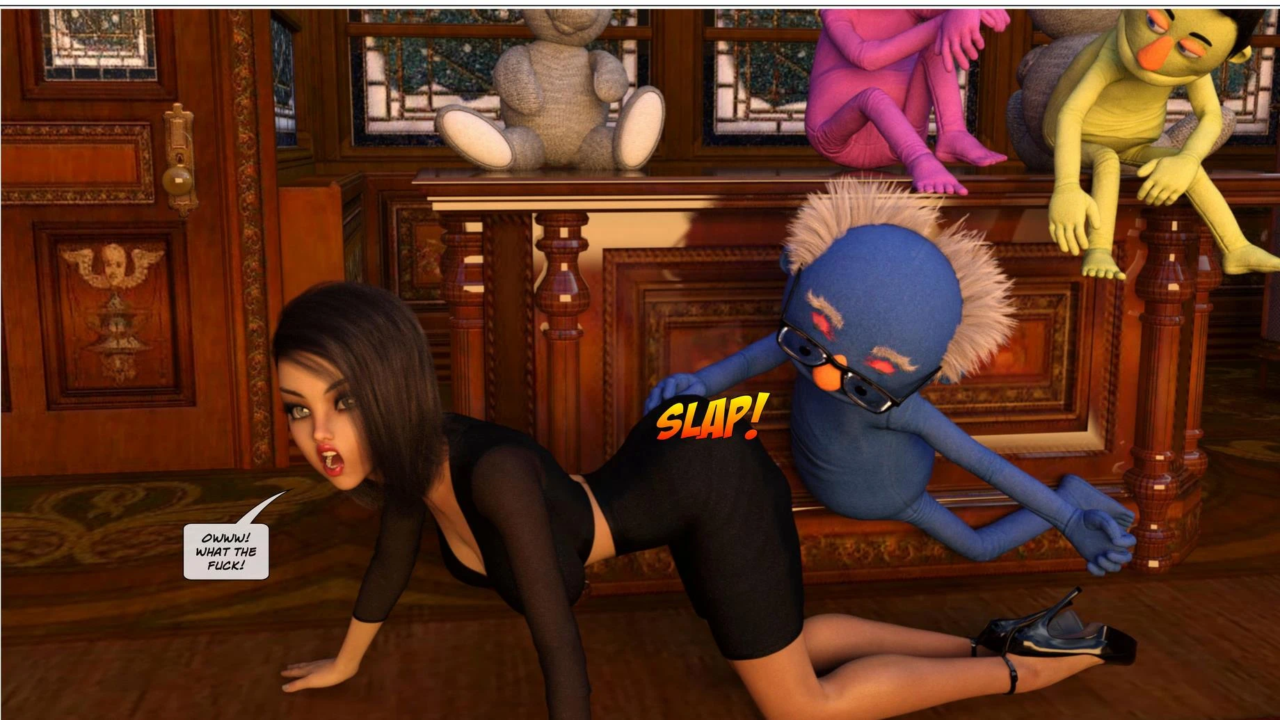 The Puppet Show porn comic picture 17