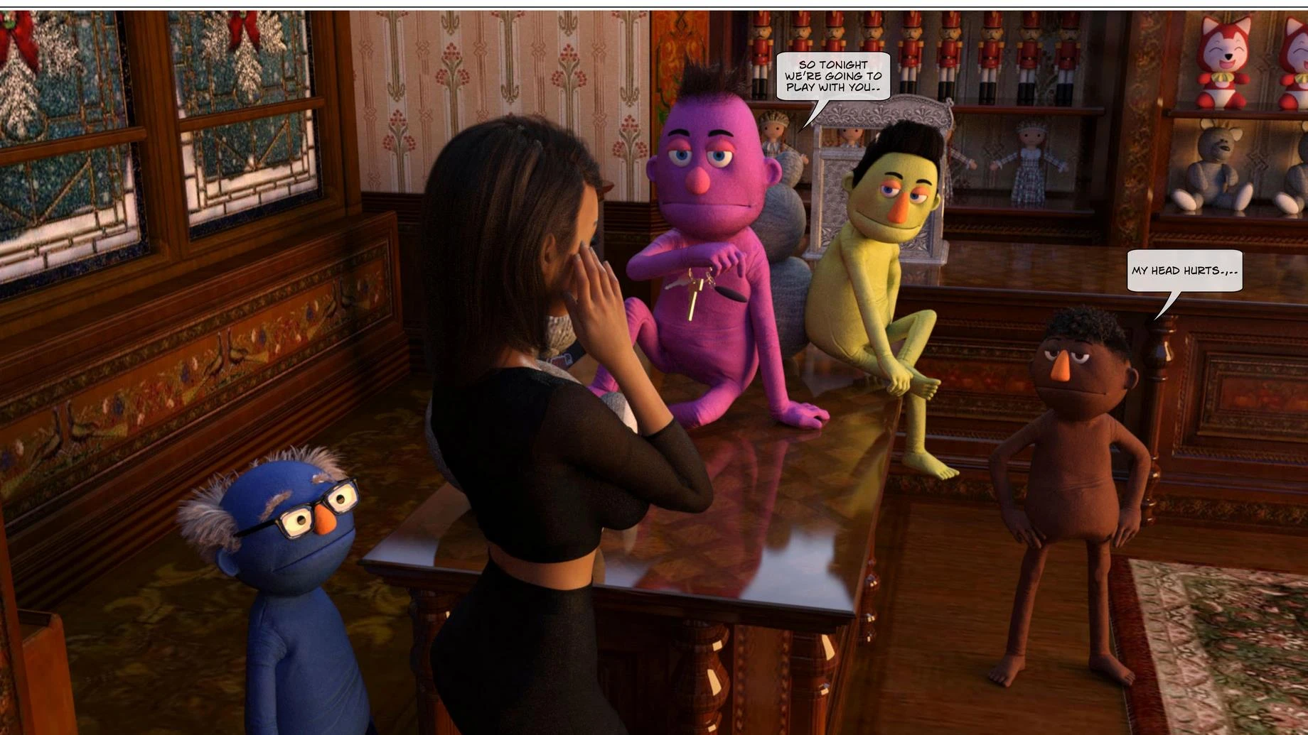 The Puppet Show porn comic picture 23