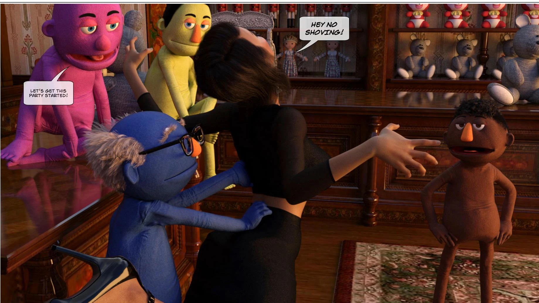 The Puppet Show porn comic picture 24