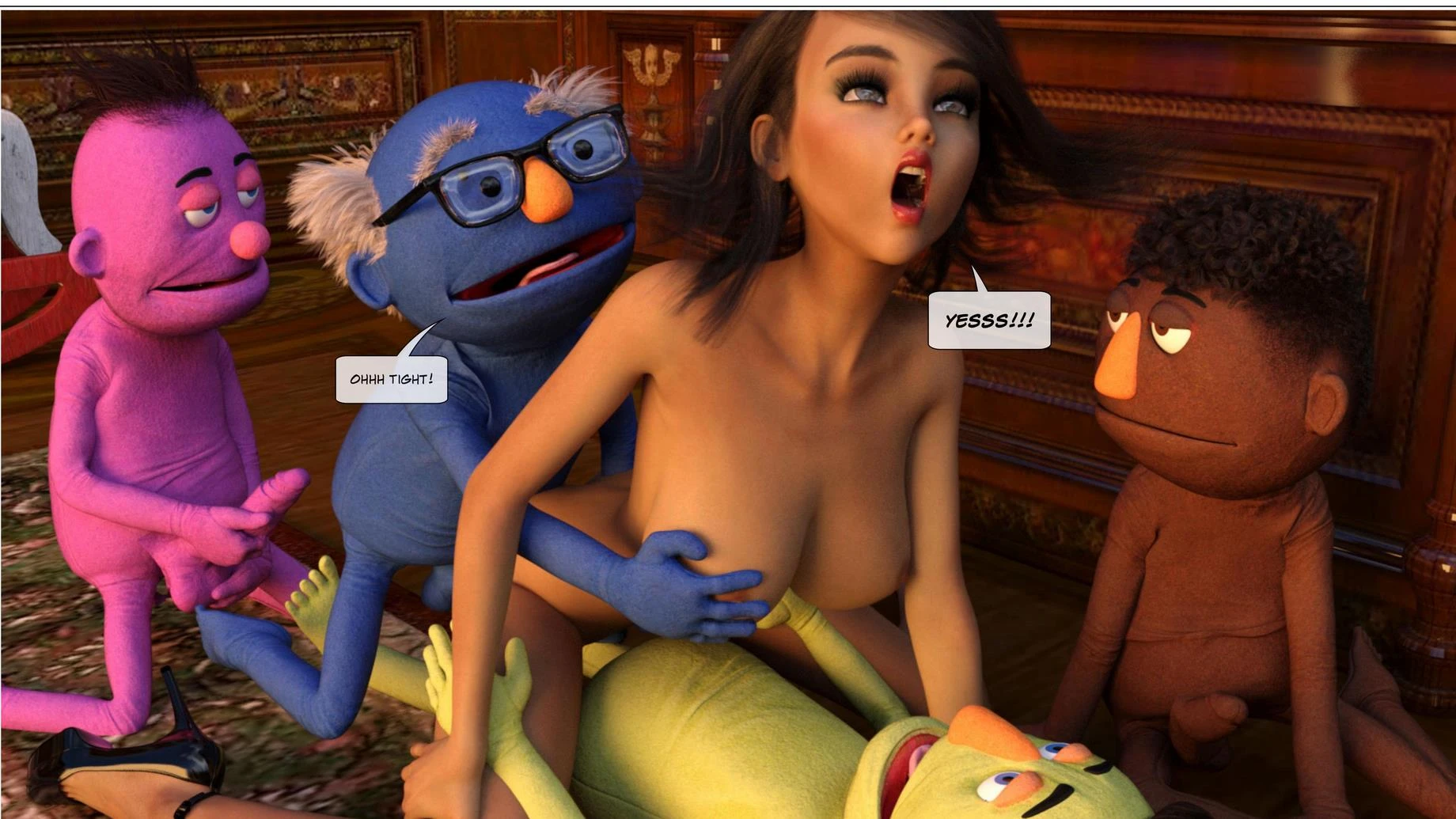 The Puppet Show porn comic picture 46