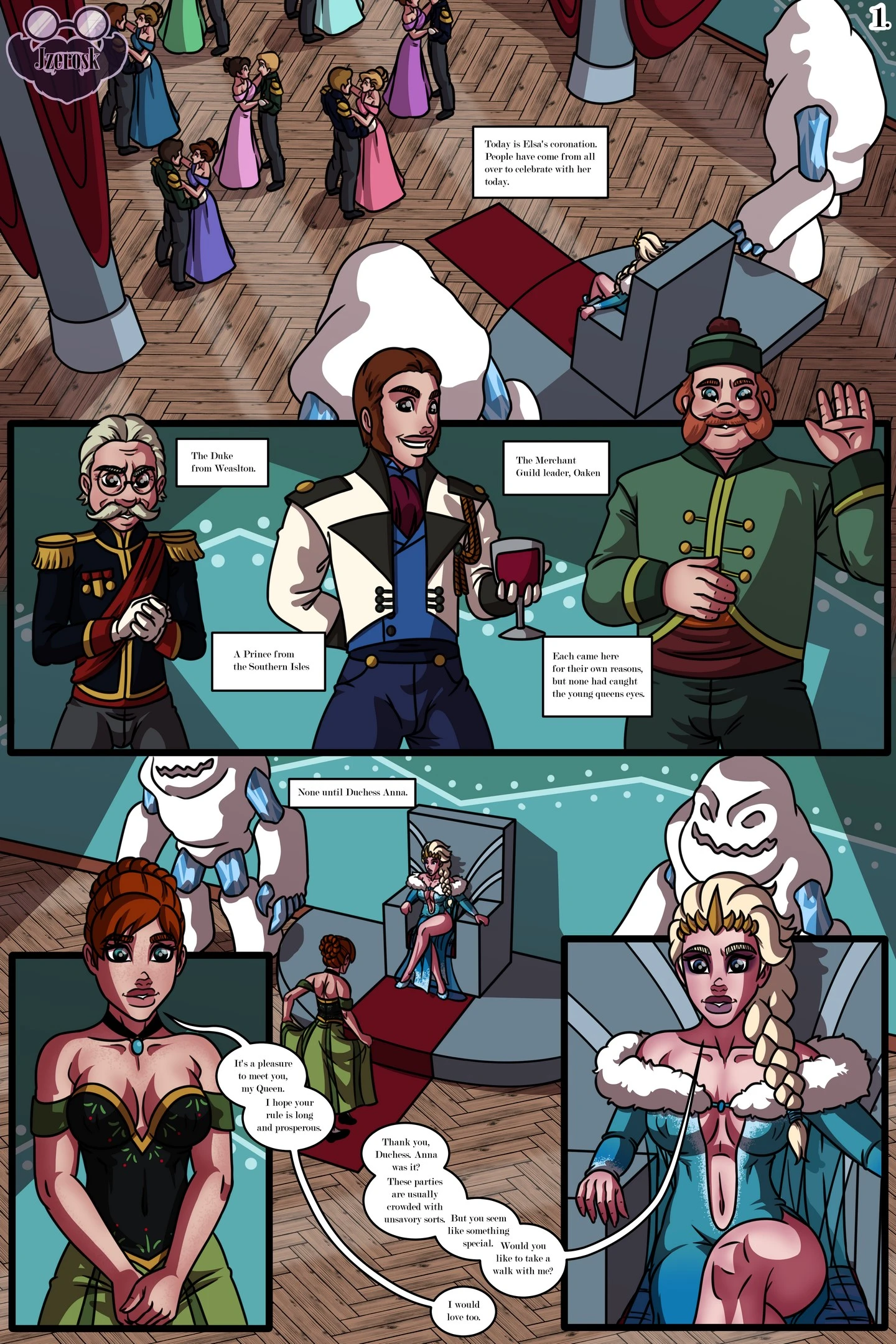 The Queen's Affair porn comic picture 3