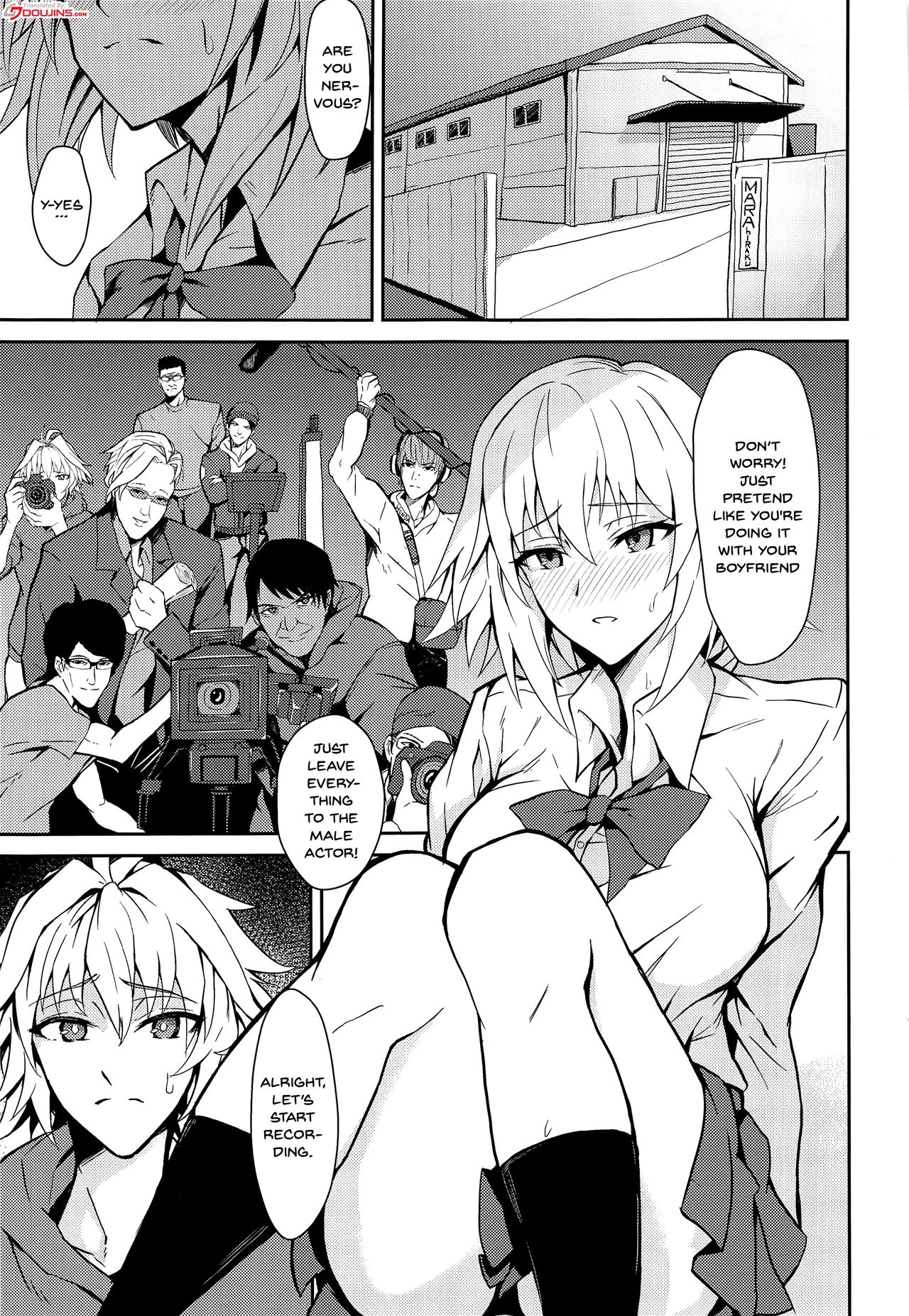 The rumored beautiful office lady is a thick Jeanne d'Arc porn comic picture 2
