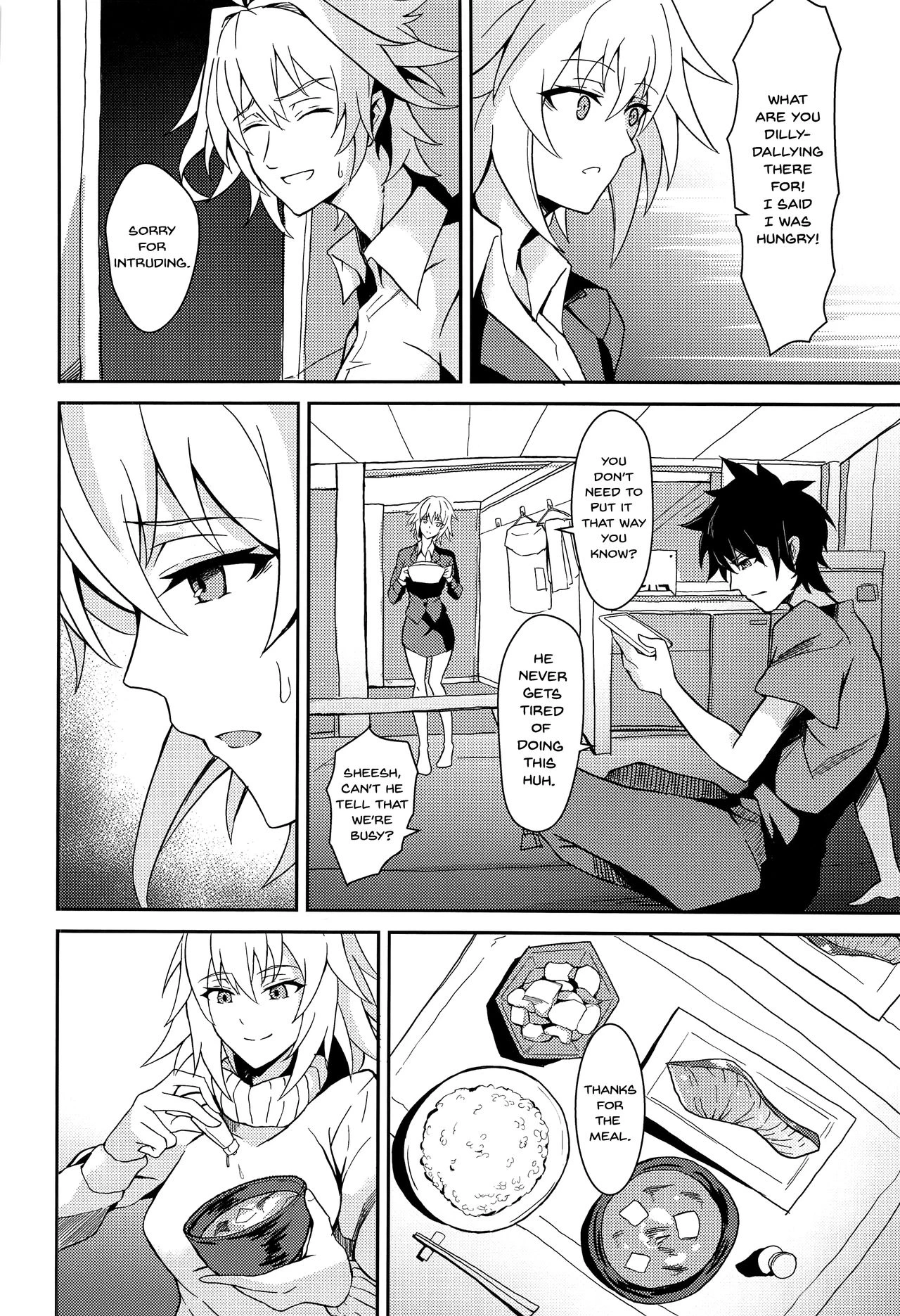 The rumored beautiful office lady is a thick Jeanne d'Arc porn comic picture 5