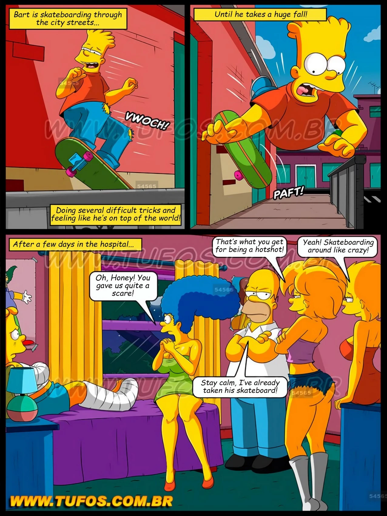 The Simpsons 11 – Caring For the Injured Son porn comic picture 2