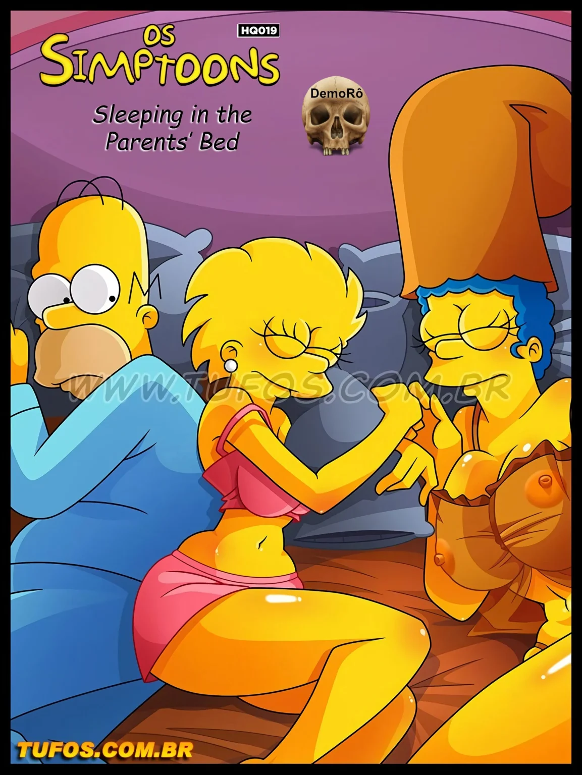 The Simpsons 15- Sleeping in the parent's bed porn comic picture 1