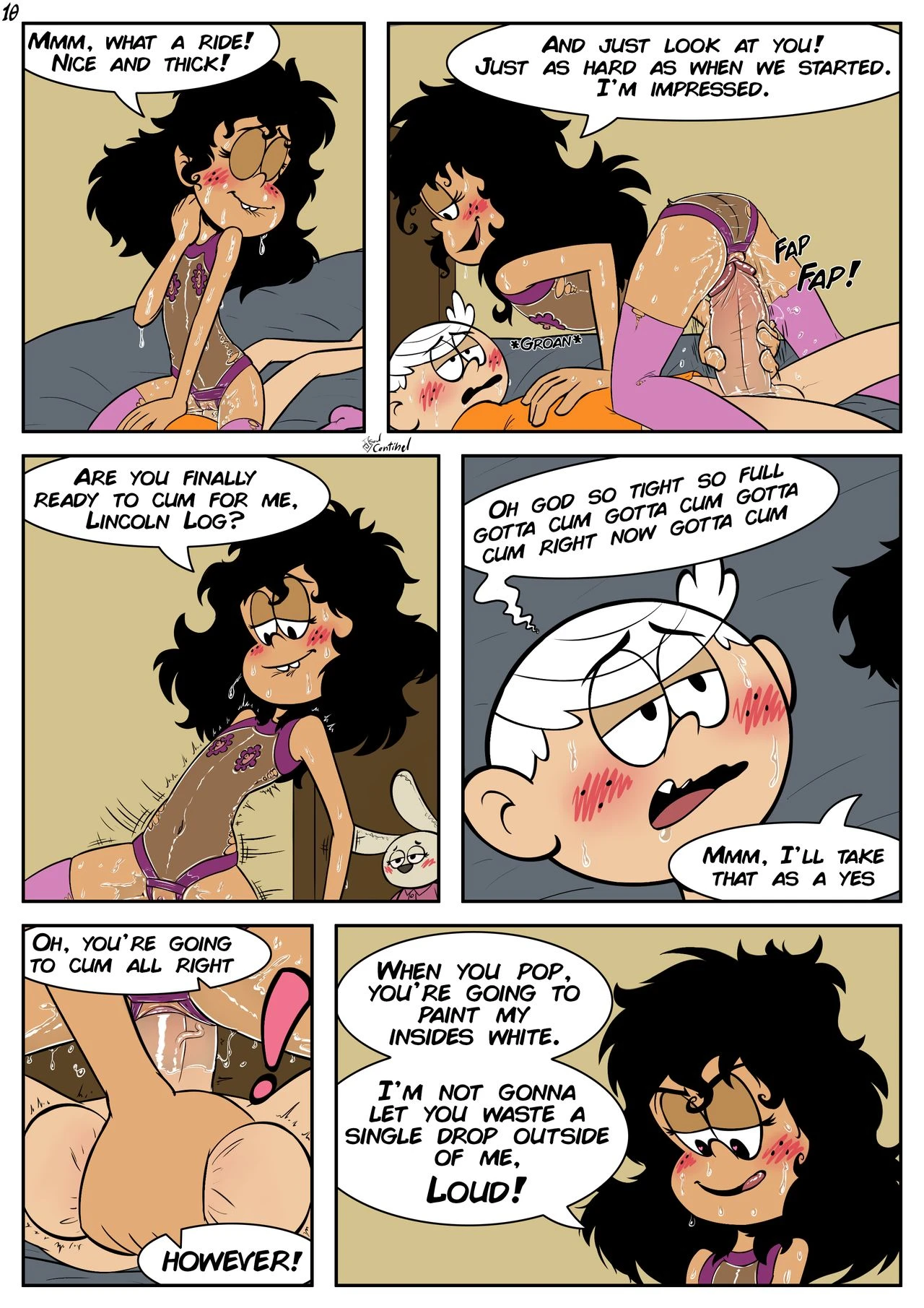The Sleepover porn comic picture 11