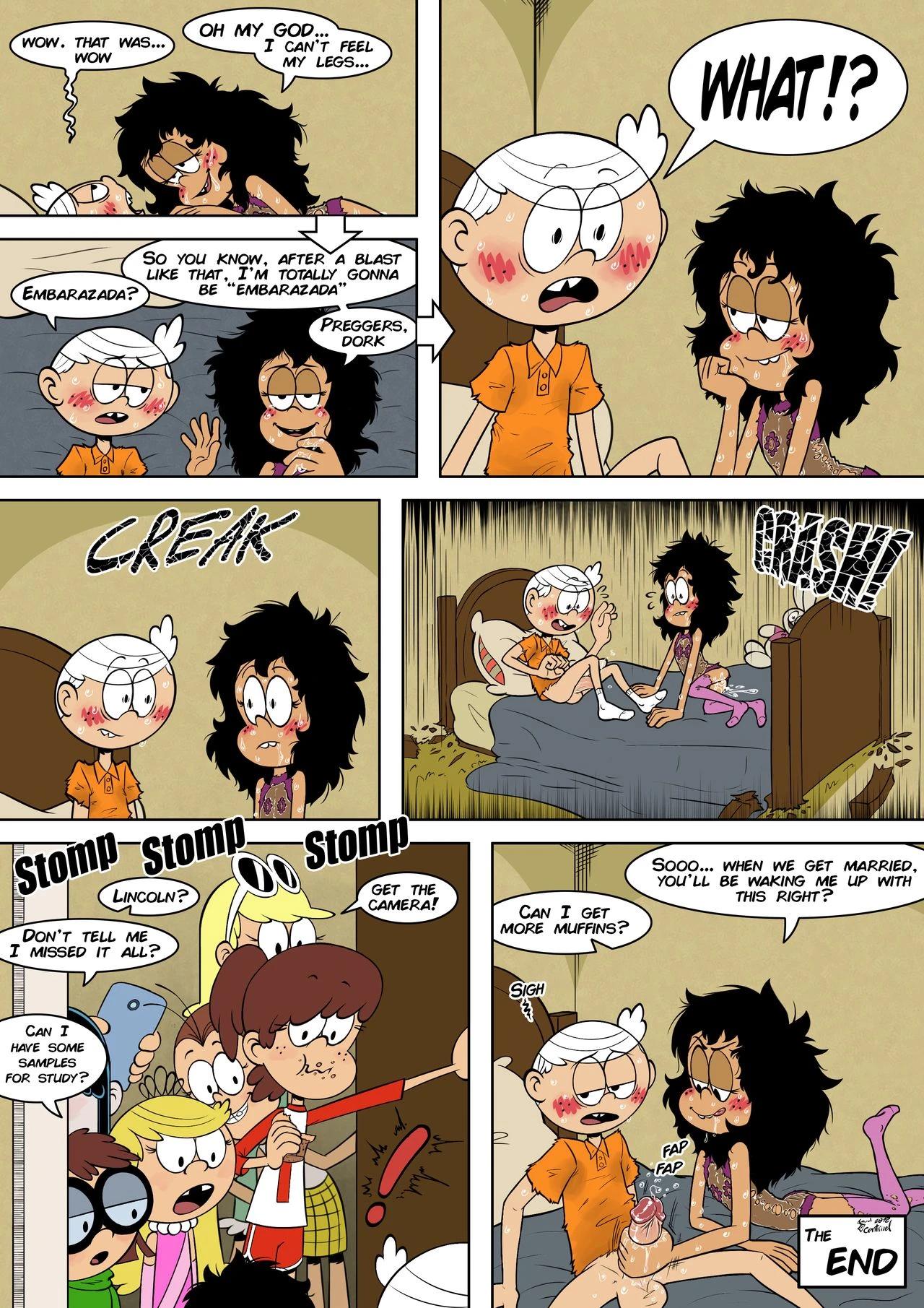 The Sleepover porn comic picture 13