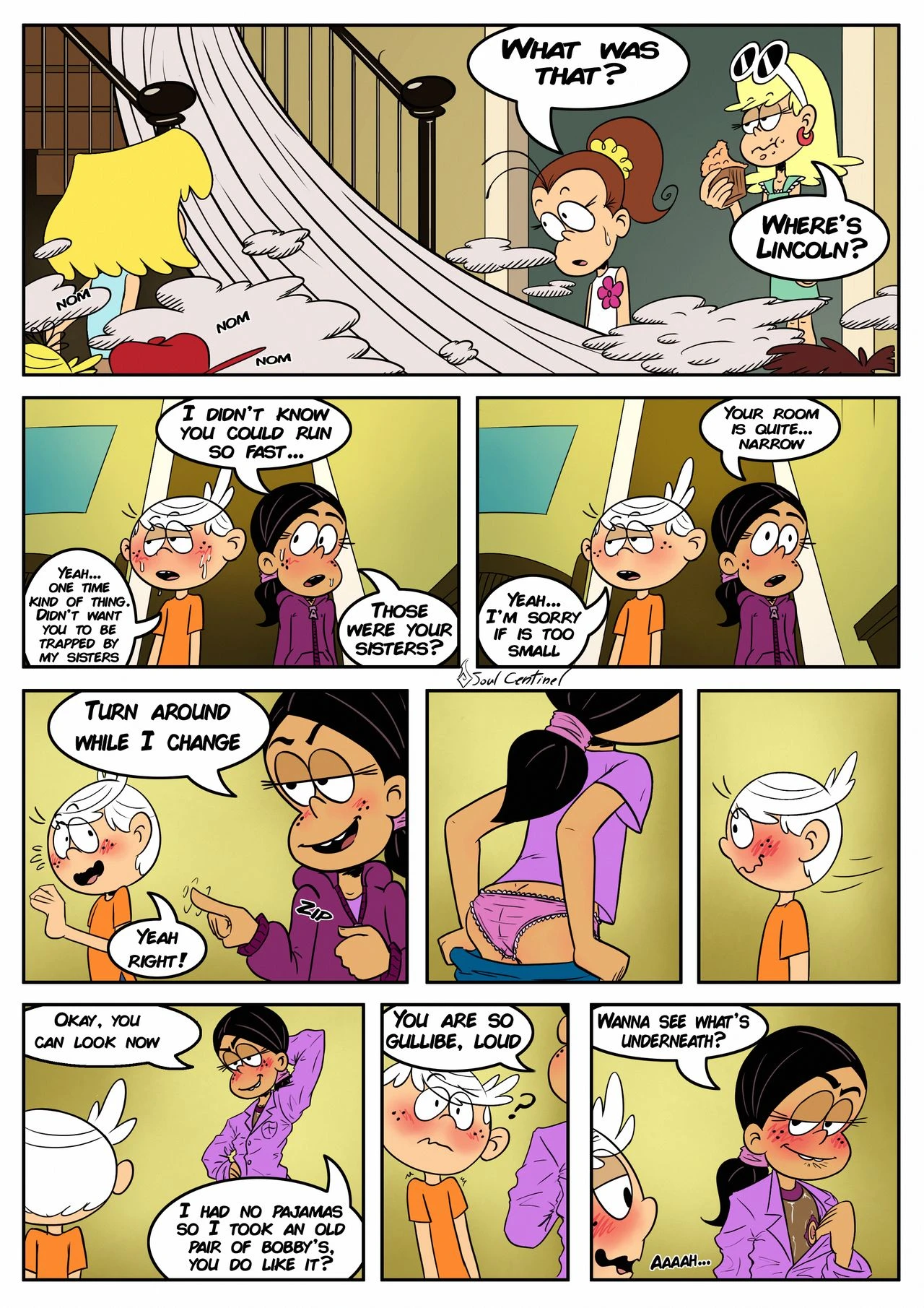 The Sleepover porn comic picture 3