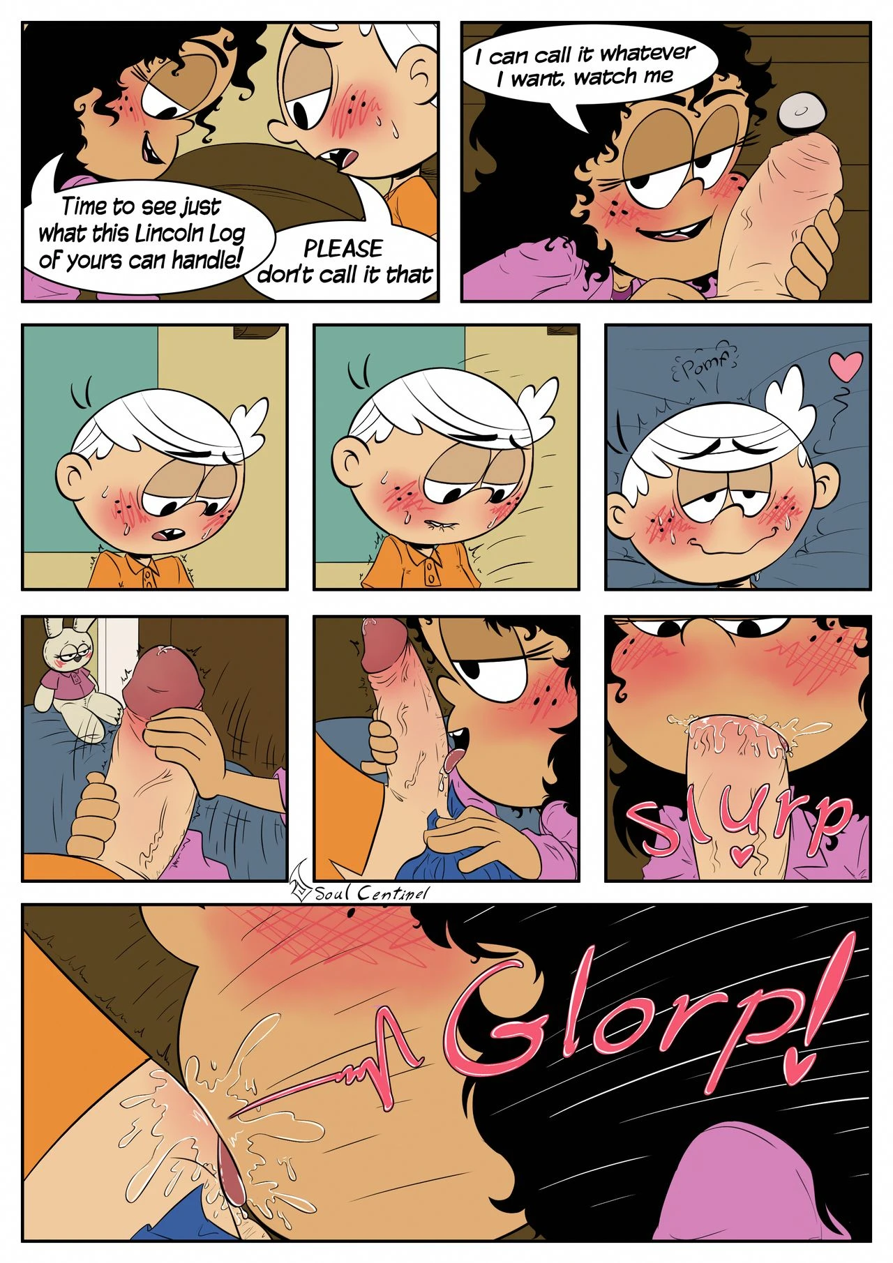 The Sleepover porn comic picture 6