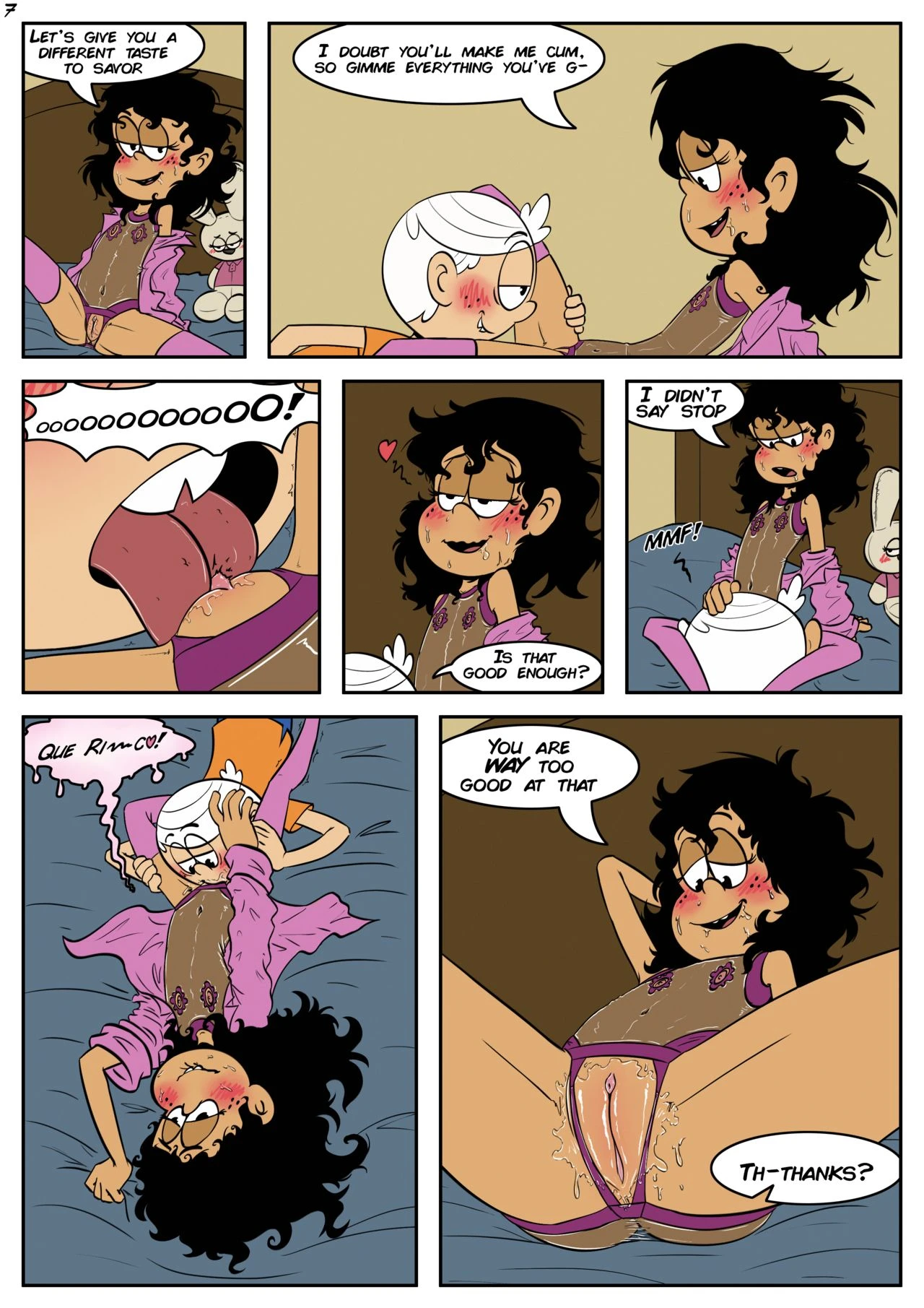 The Sleepover porn comic picture 8