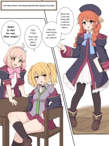 The Story of How Yuni-senpai Said She Was Going to Fuck Me porn comic picture 1
