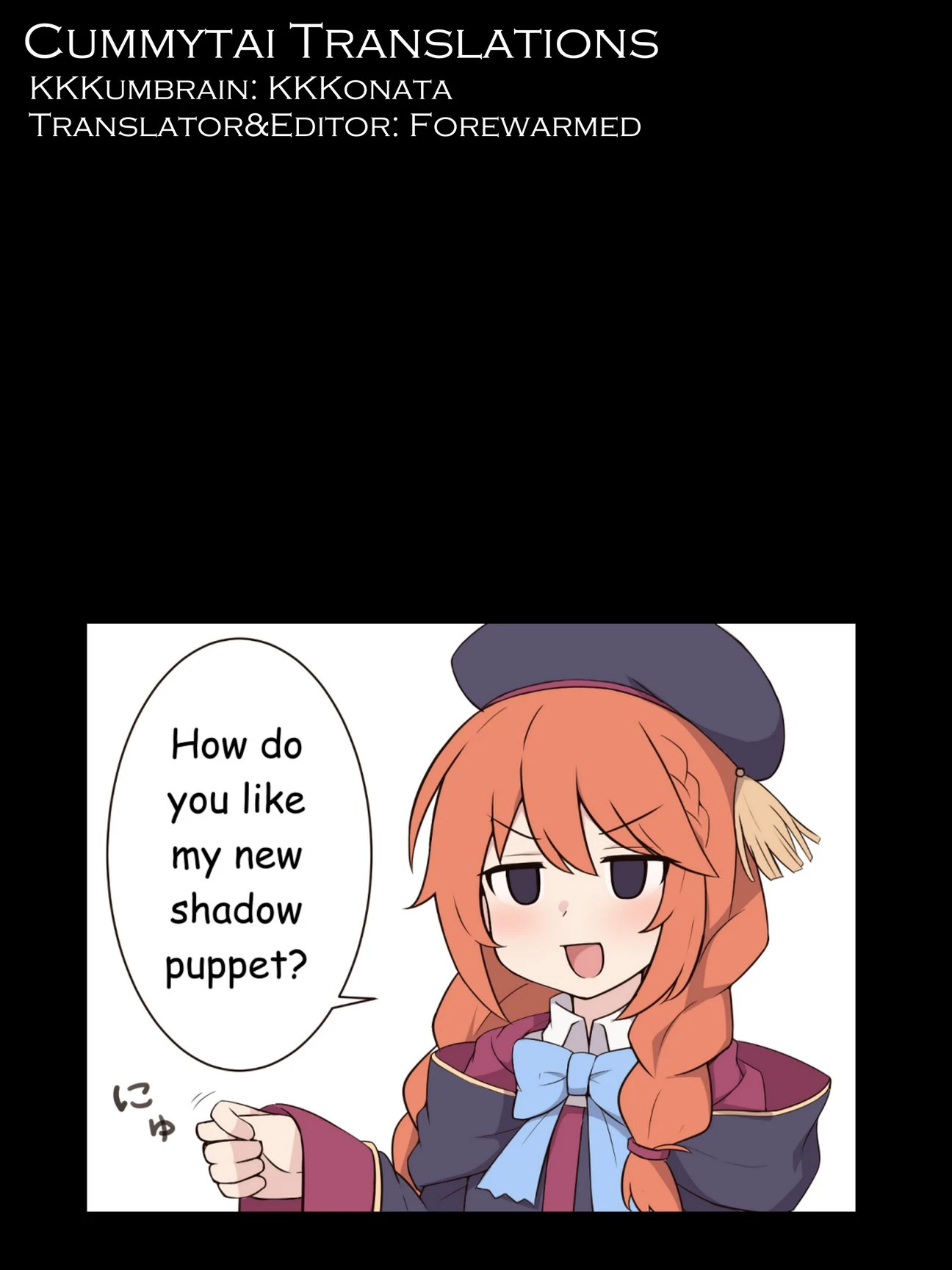 The Story of How Yuni-senpai Said She Was Going to Fuck Me porn comic picture 6