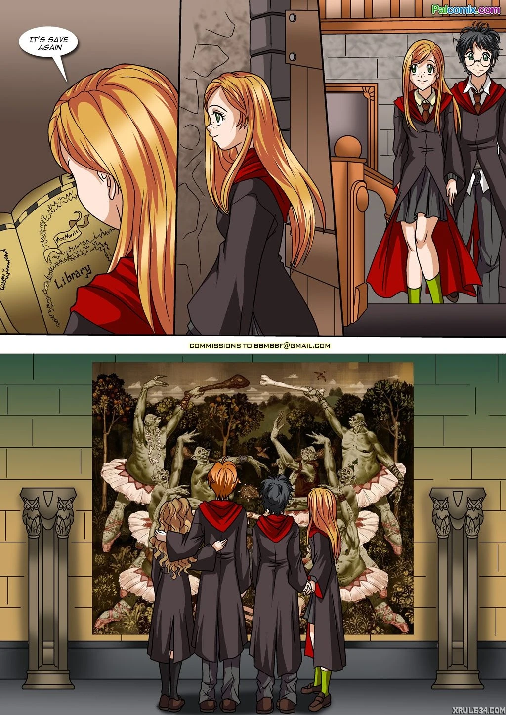 The surprise inside the room of requirement porn comic picture 4