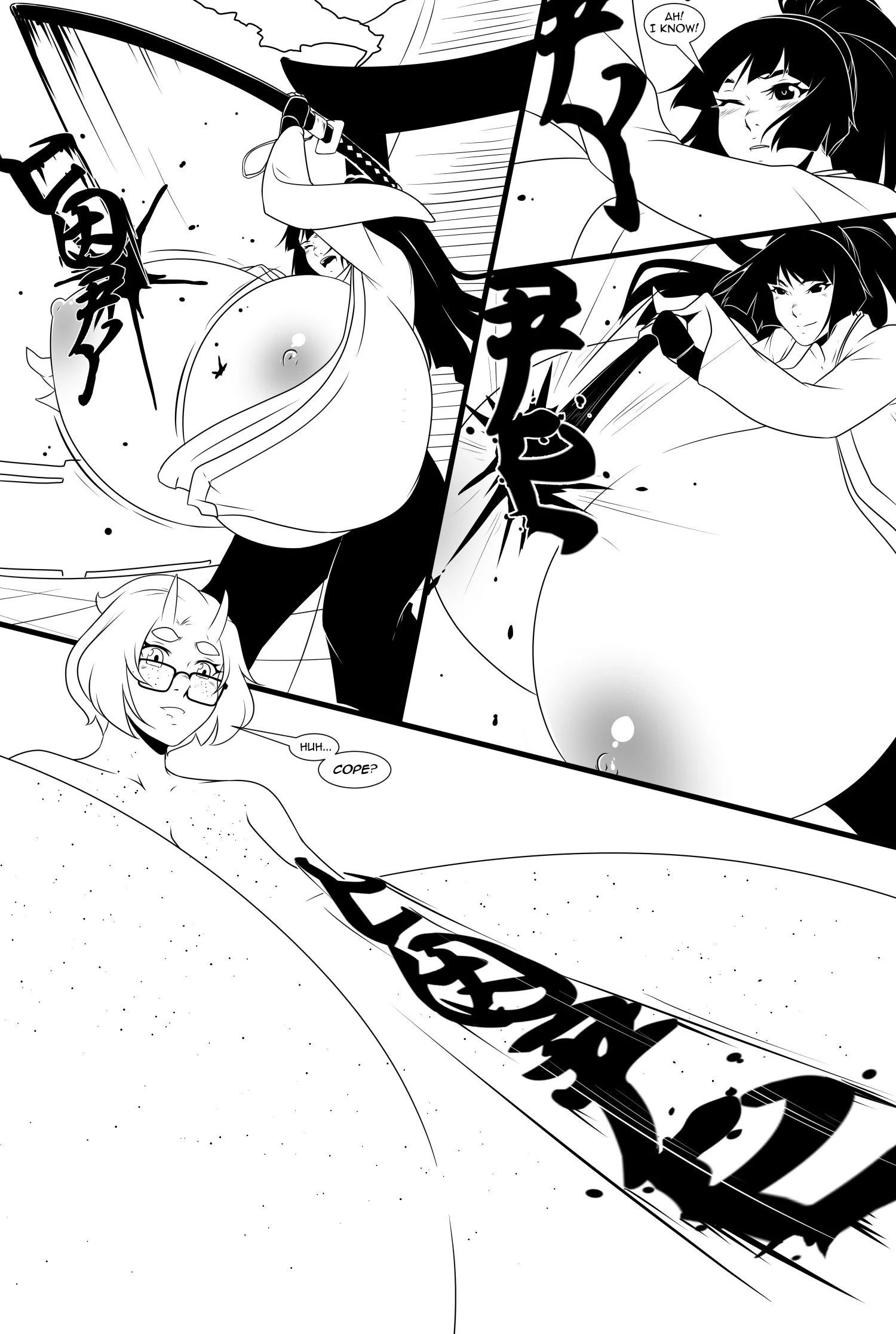 The Sword and the Tengu of Hearts porn comic picture 12