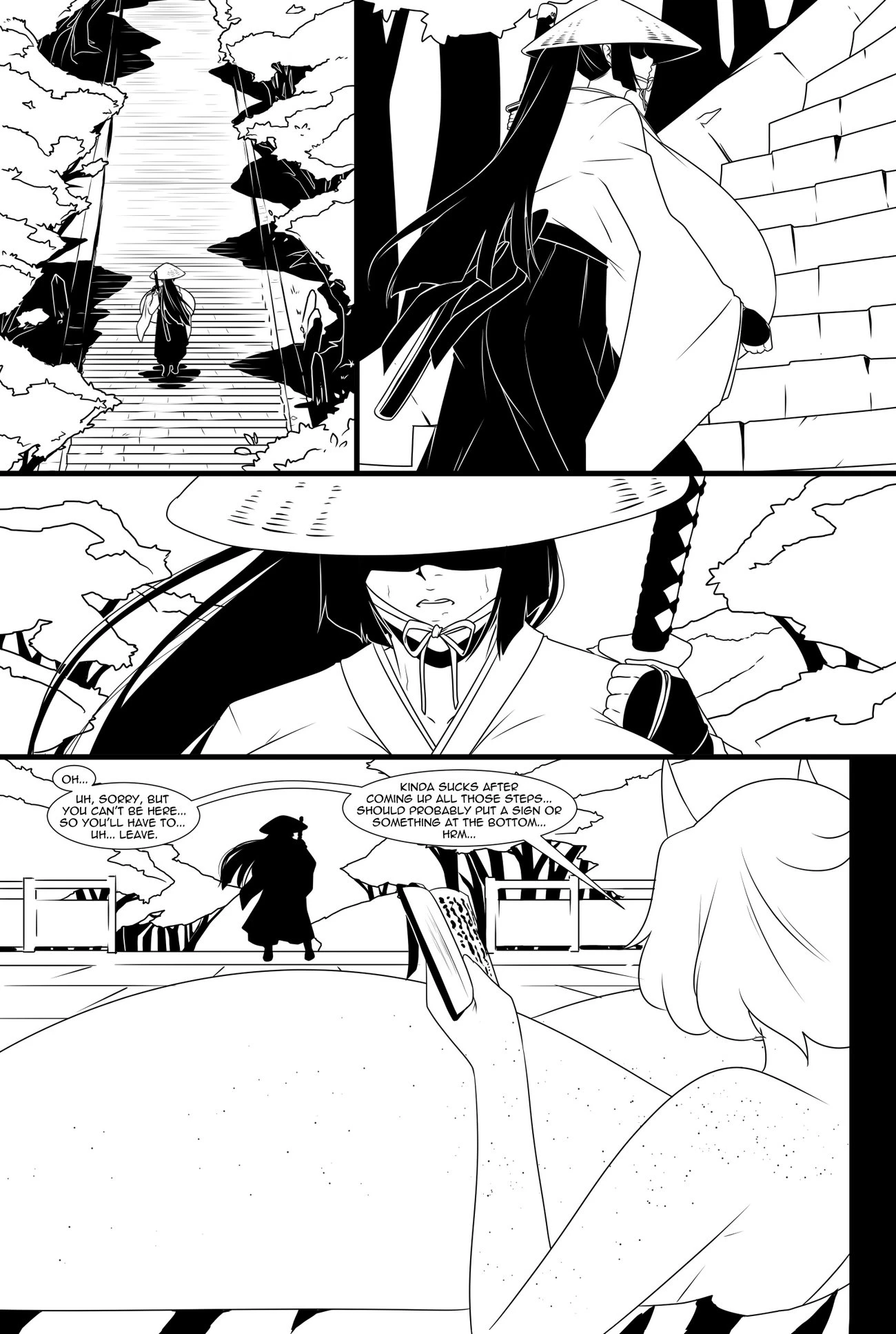 The Sword and the Tengu of Hearts porn comic picture 2