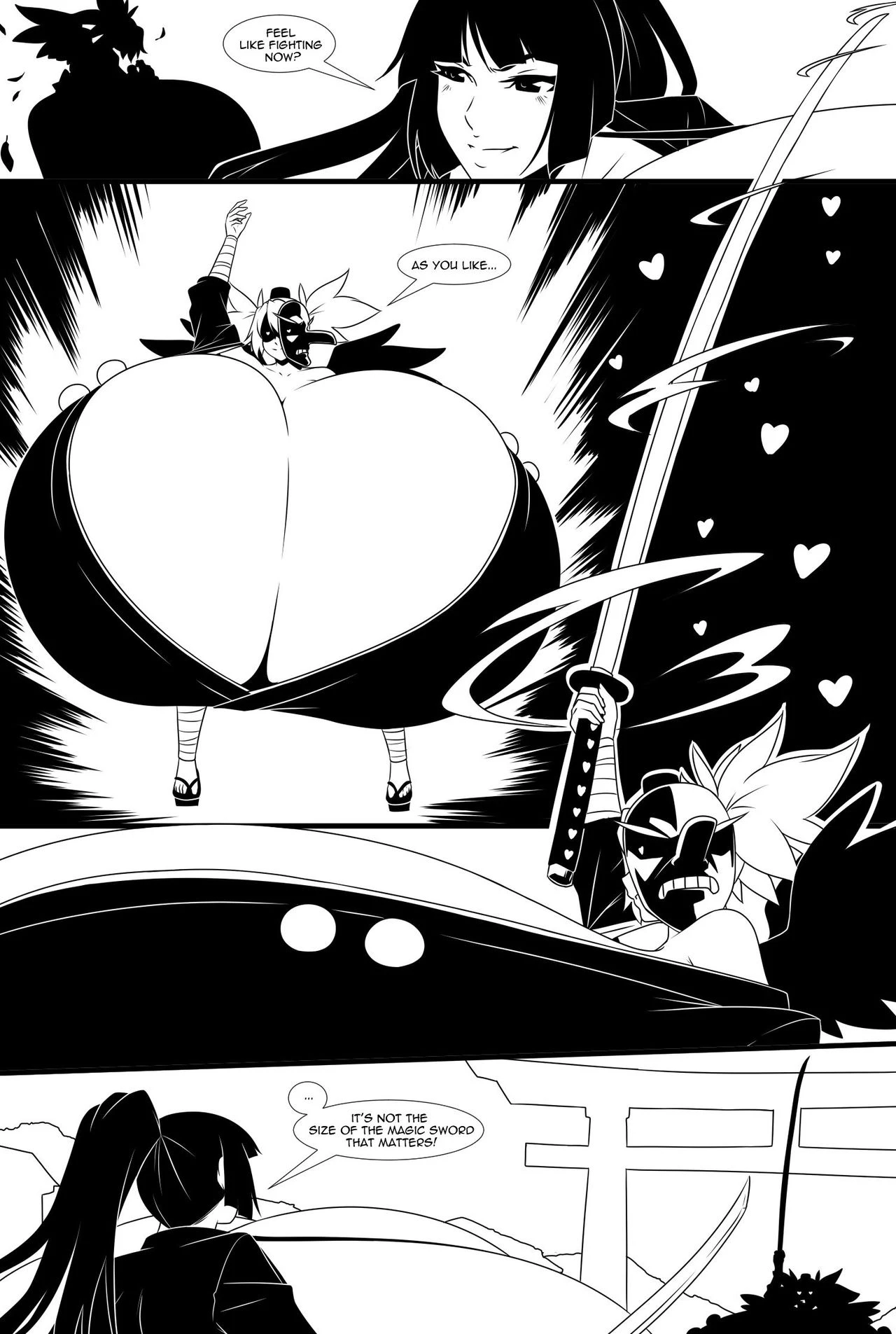 The Sword and the Tengu of Hearts porn comic picture 29