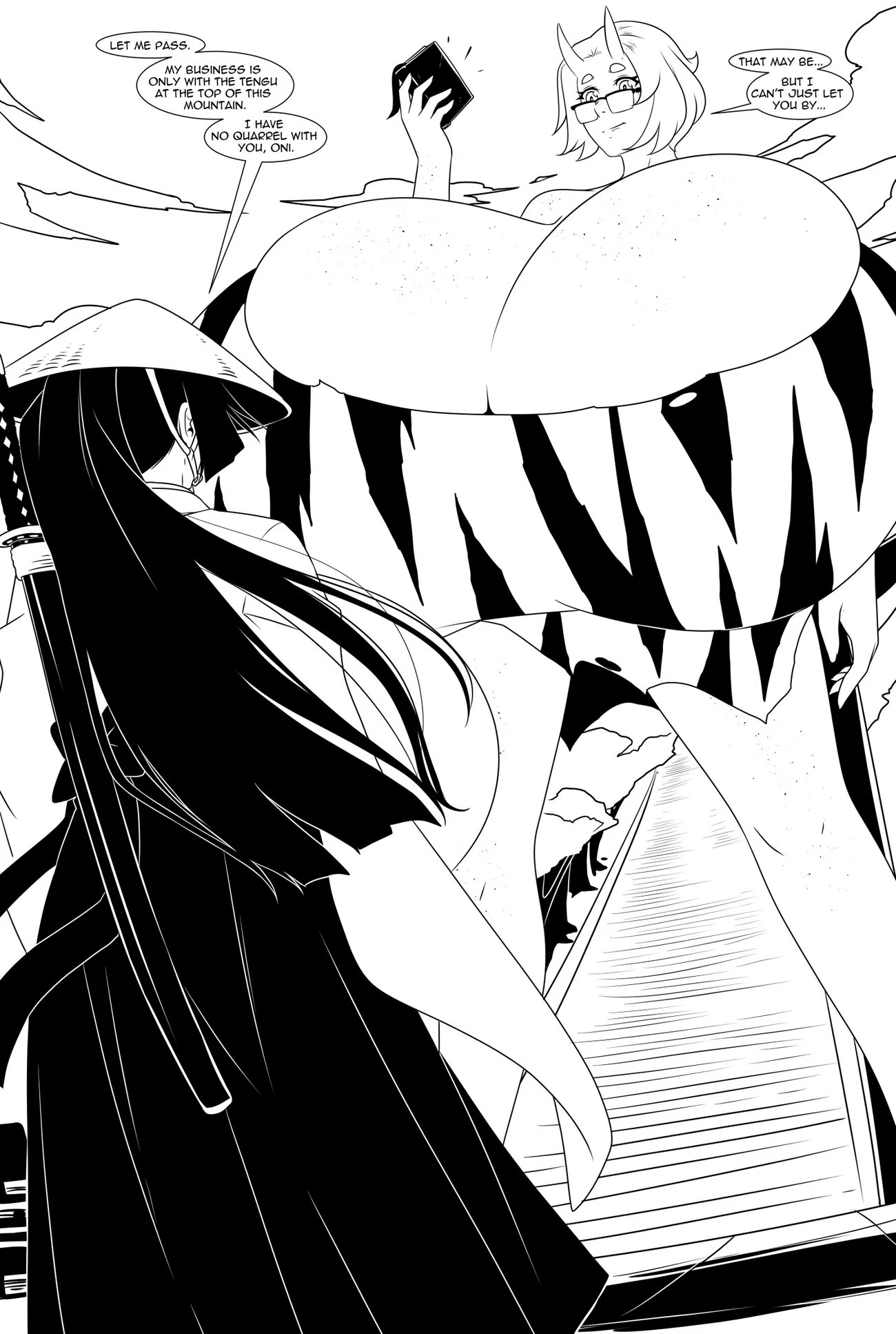 The Sword and the Tengu of Hearts porn comic picture 3