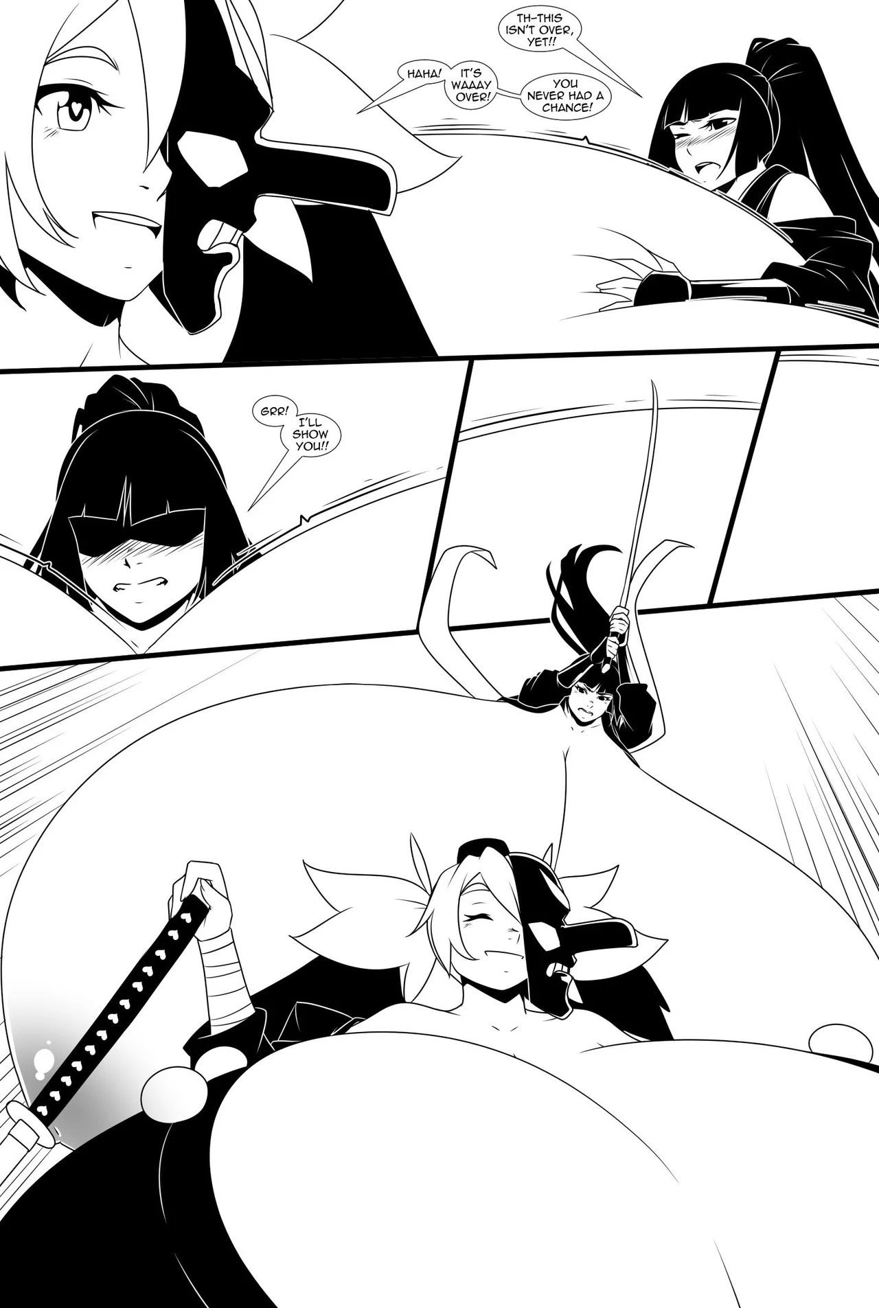 The Sword and the Tengu of Hearts porn comic picture 33