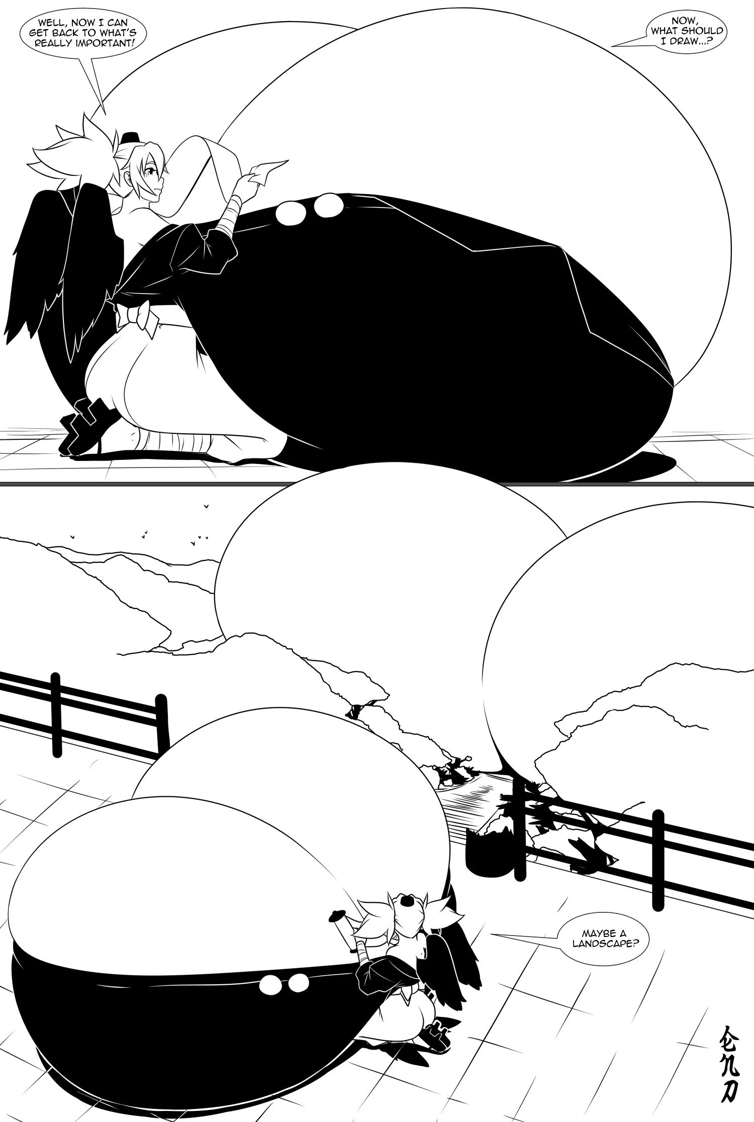 The Sword and the Tengu of Hearts porn comic picture 39