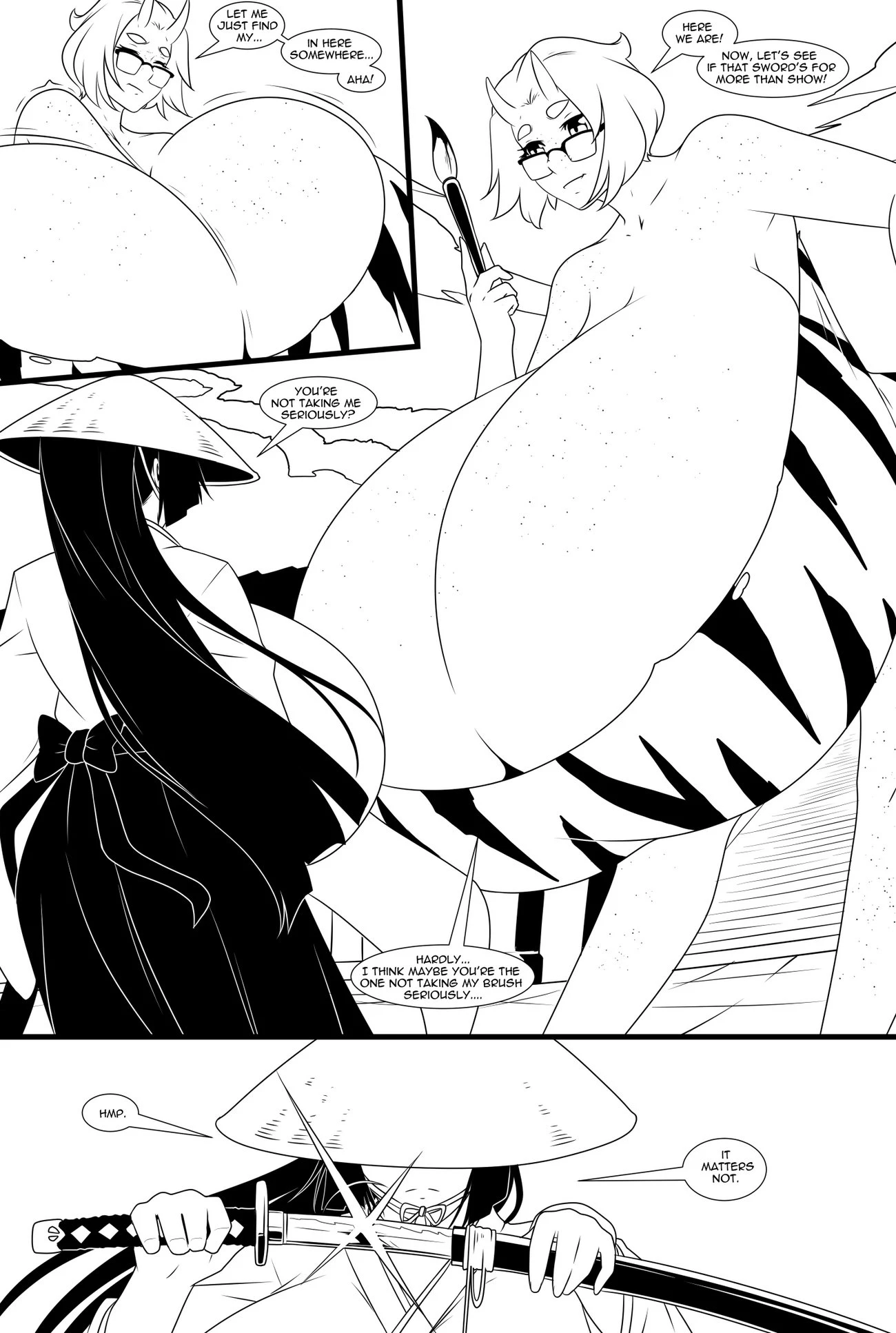 The Sword and the Tengu of Hearts porn comic picture 4