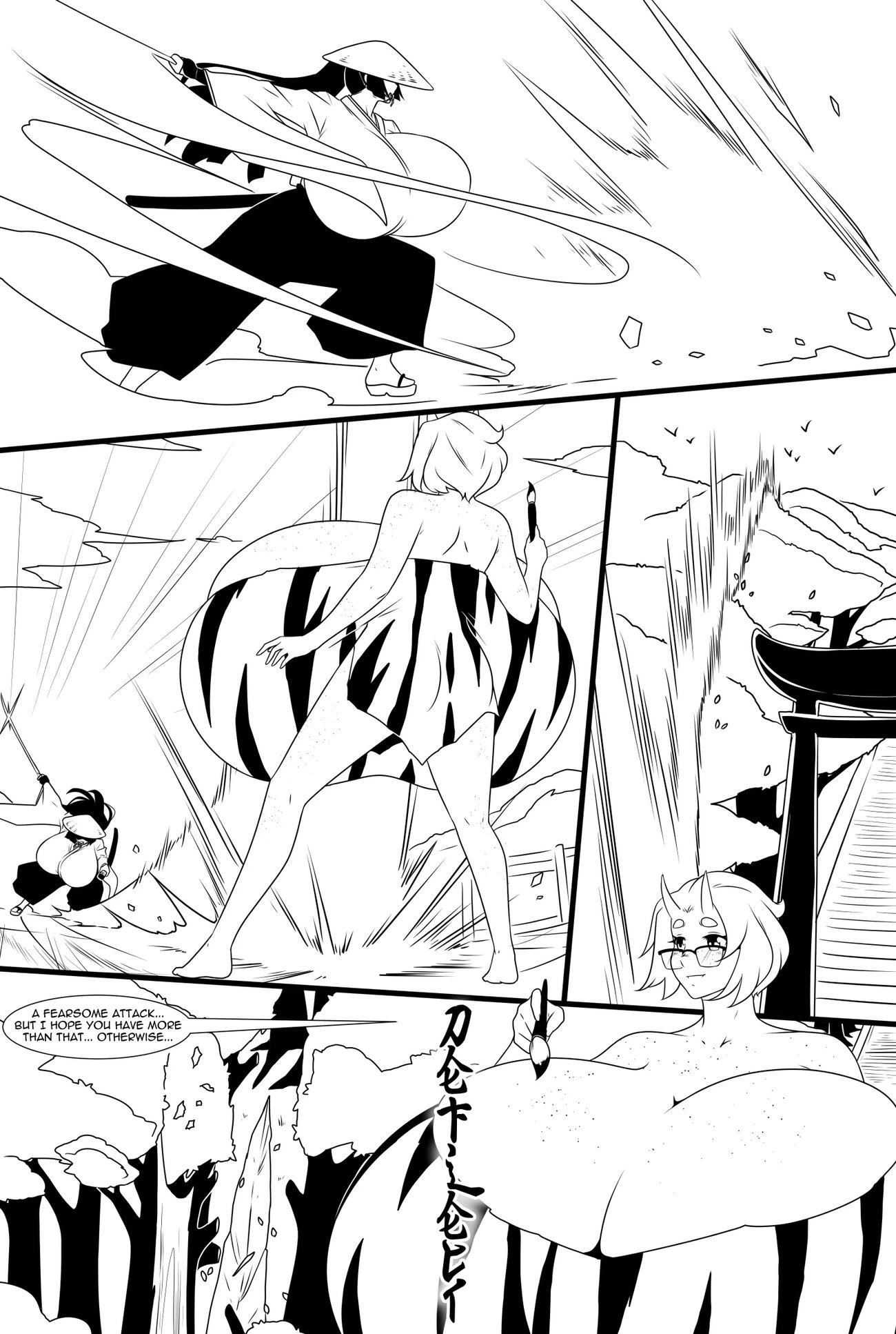 The Sword and the Tengu of Hearts porn comic picture 5