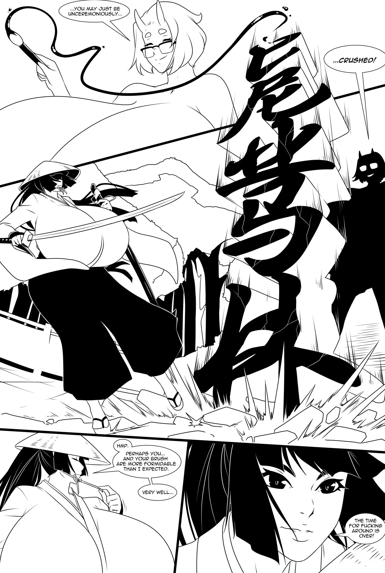 The Sword and the Tengu of Hearts porn comic picture 6