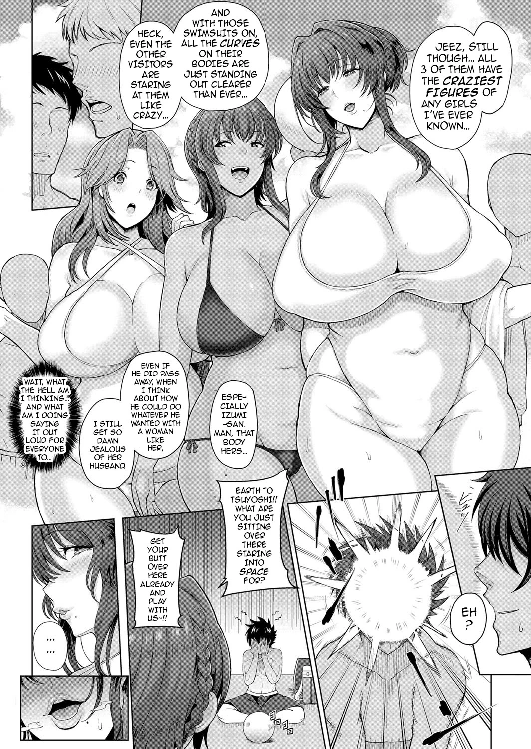 The Three Older, Mature Sisters Next Door 1 -The Frustrated Widow and Me porn comic picture 4