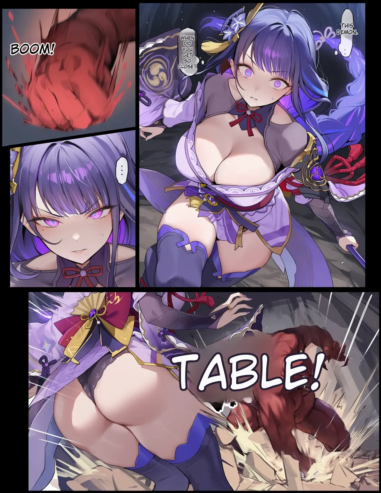 The Time-Stop Imp vs. General Thunder (1-4) porn comic picture 14