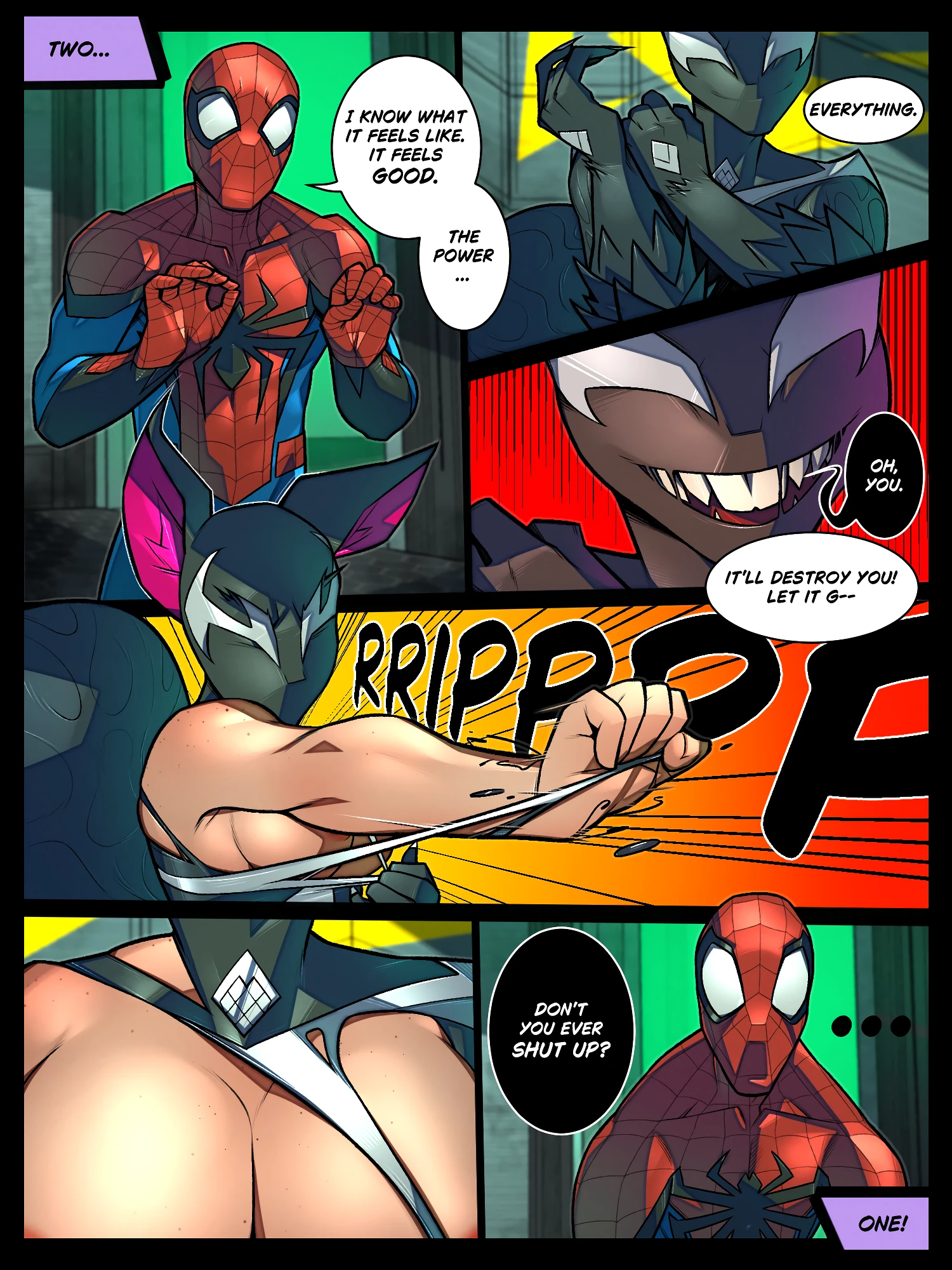 The Unbeatable Squirrel Girl: Horny Venom Symbiote porn comic picture 4