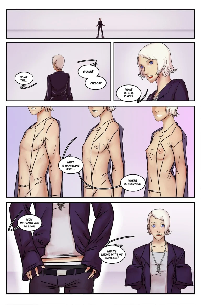 The Zone of Absolute Transformation: Happy Three Friends porn comic picture 3