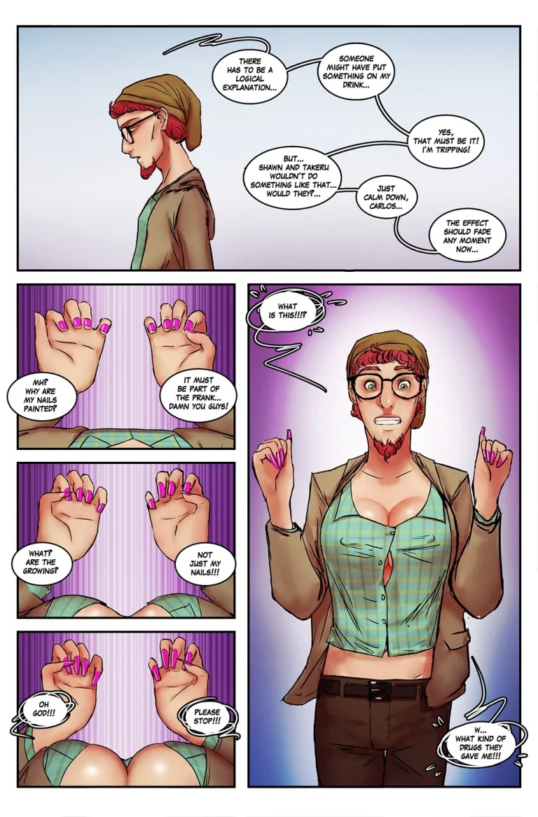 The Zone of Absolute Transformation: Happy Three Friends porn comic picture 5