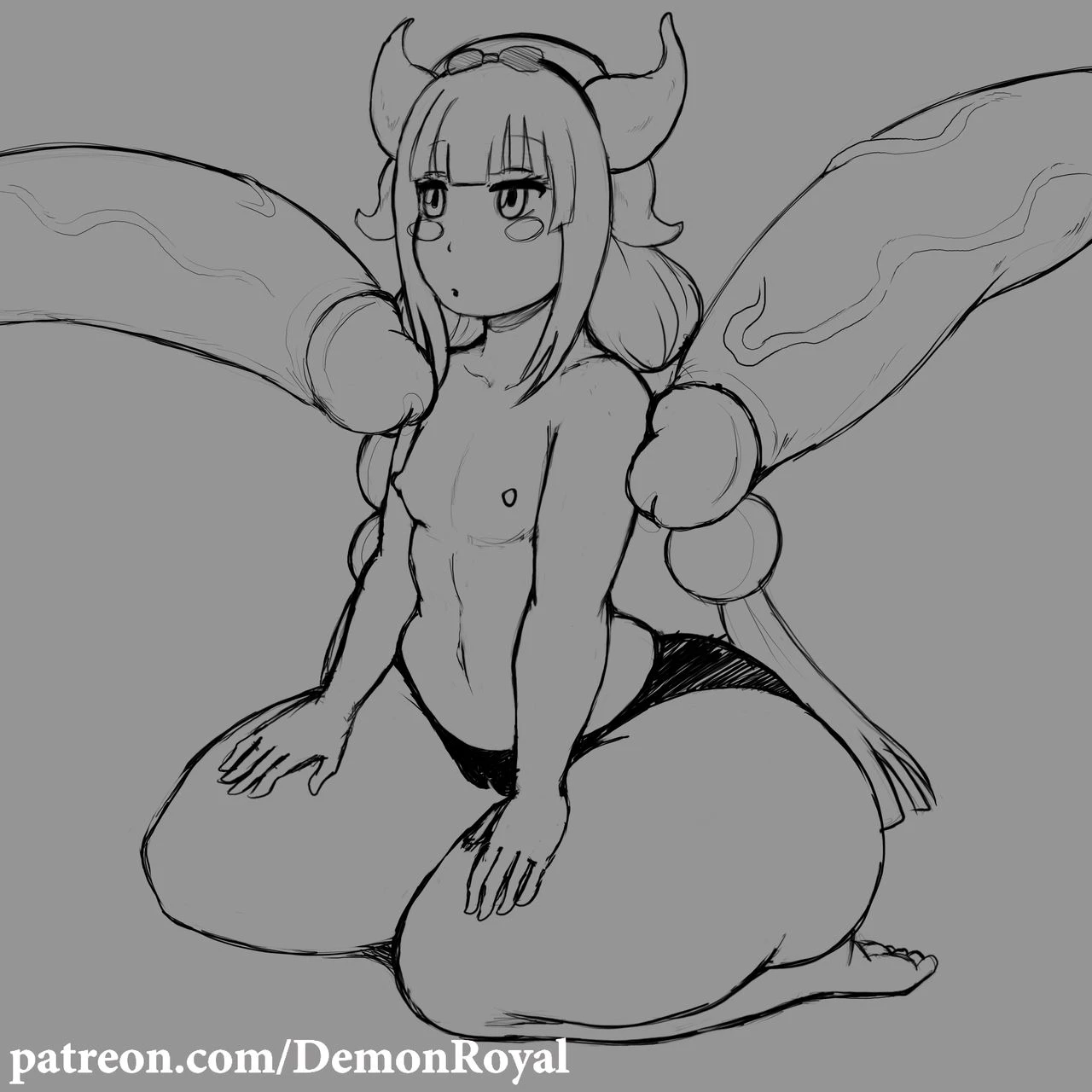 Thicc Dragon Loli porn comic picture 1