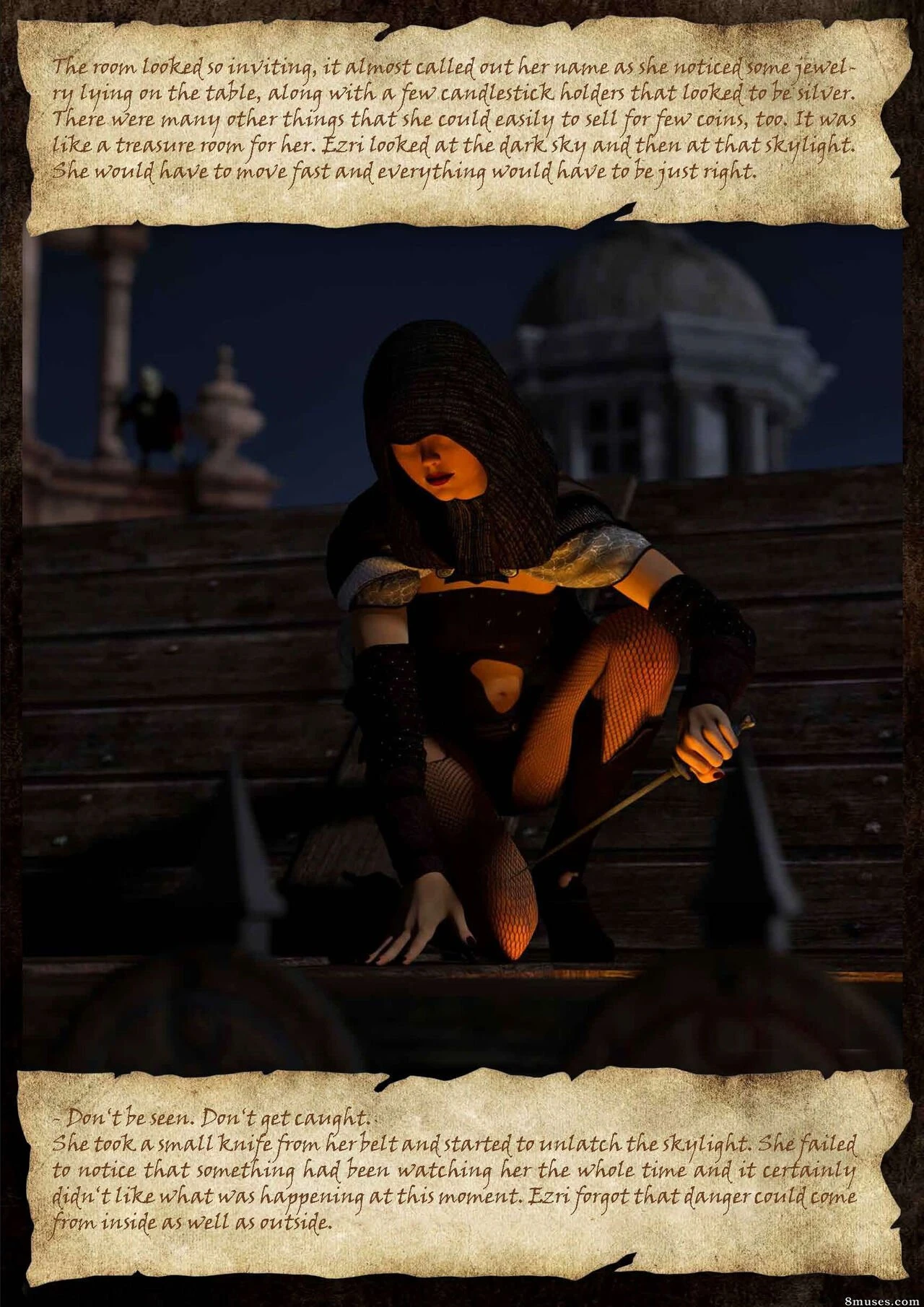 Thief Ezri - Don't Get Caught porn comic picture 4