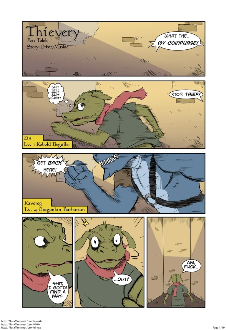 Thievery porn comic picture 1