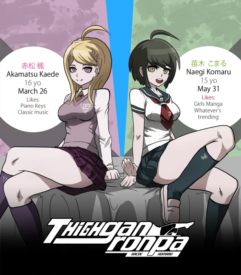 Thighganronpa porn comic picture 1