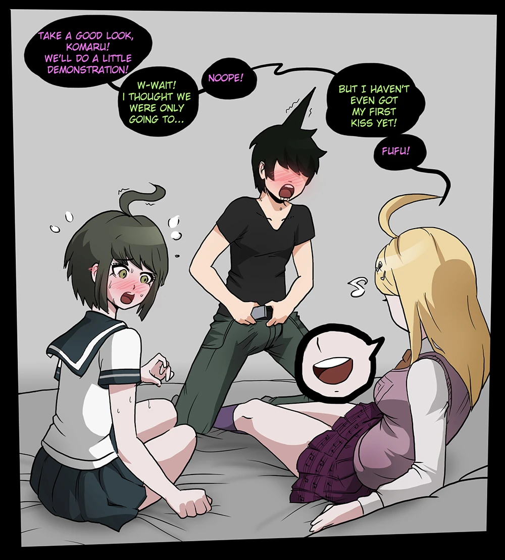 Thighganronpa porn comic picture 13