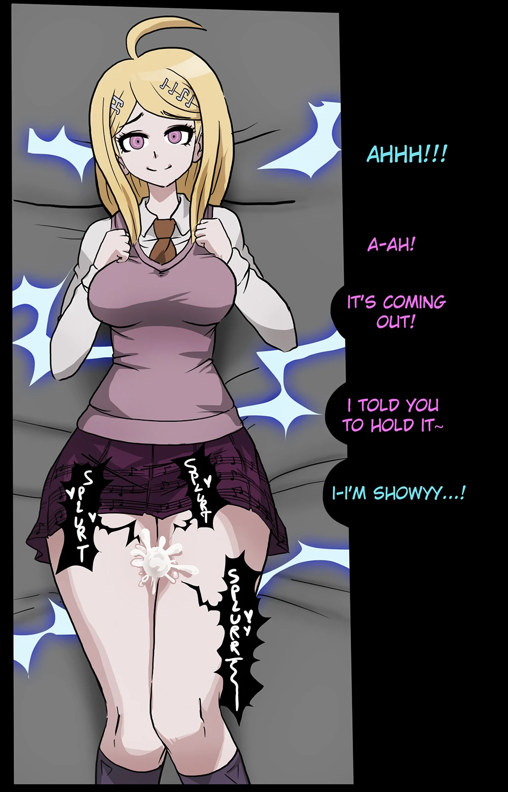 Thighganronpa porn comic picture 23