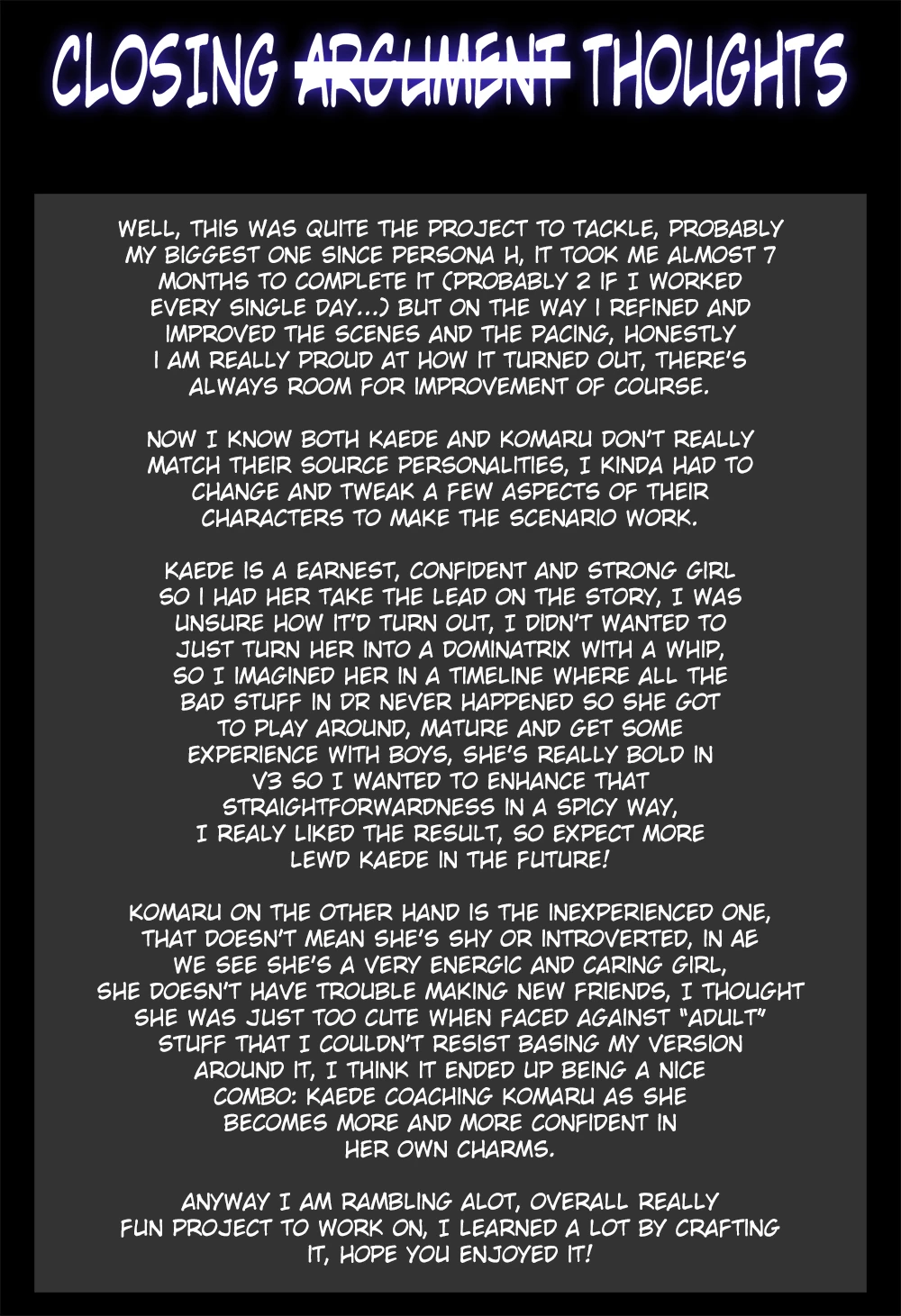 Thighganronpa porn comic picture 58