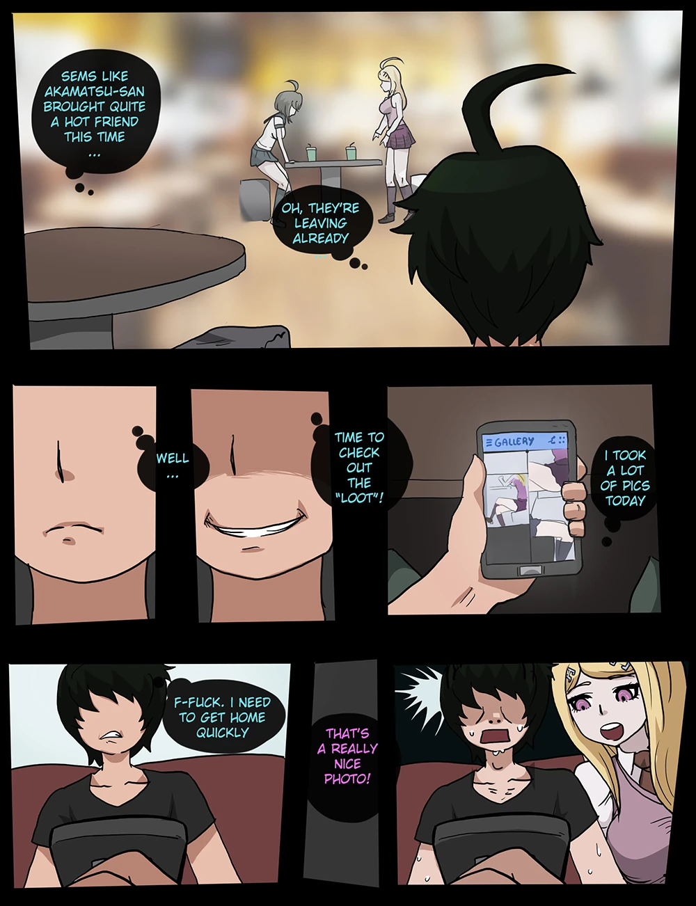 Thighganronpa porn comic picture 7