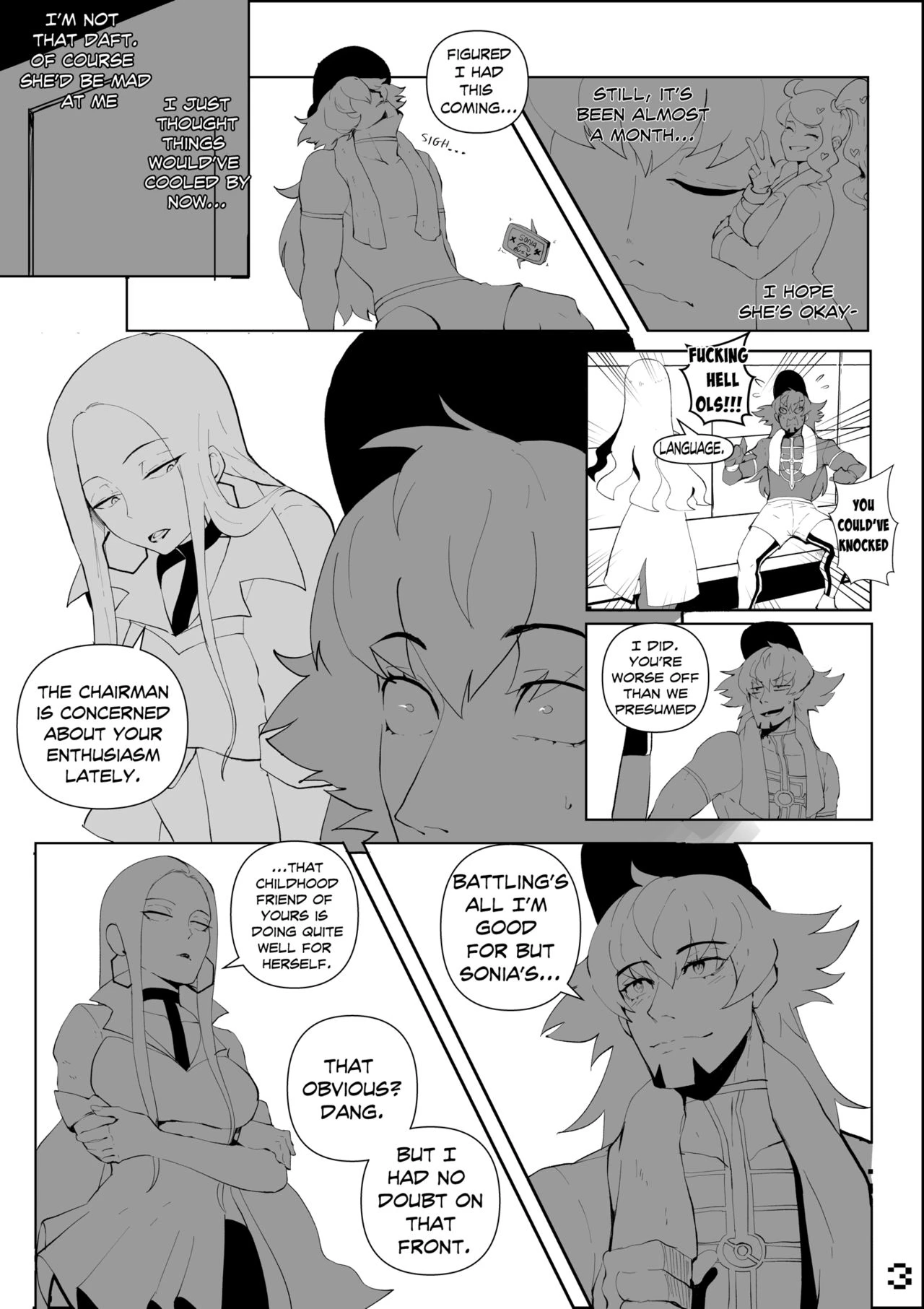 Through the Screen - a Leon NTR stor porn comic picture 3