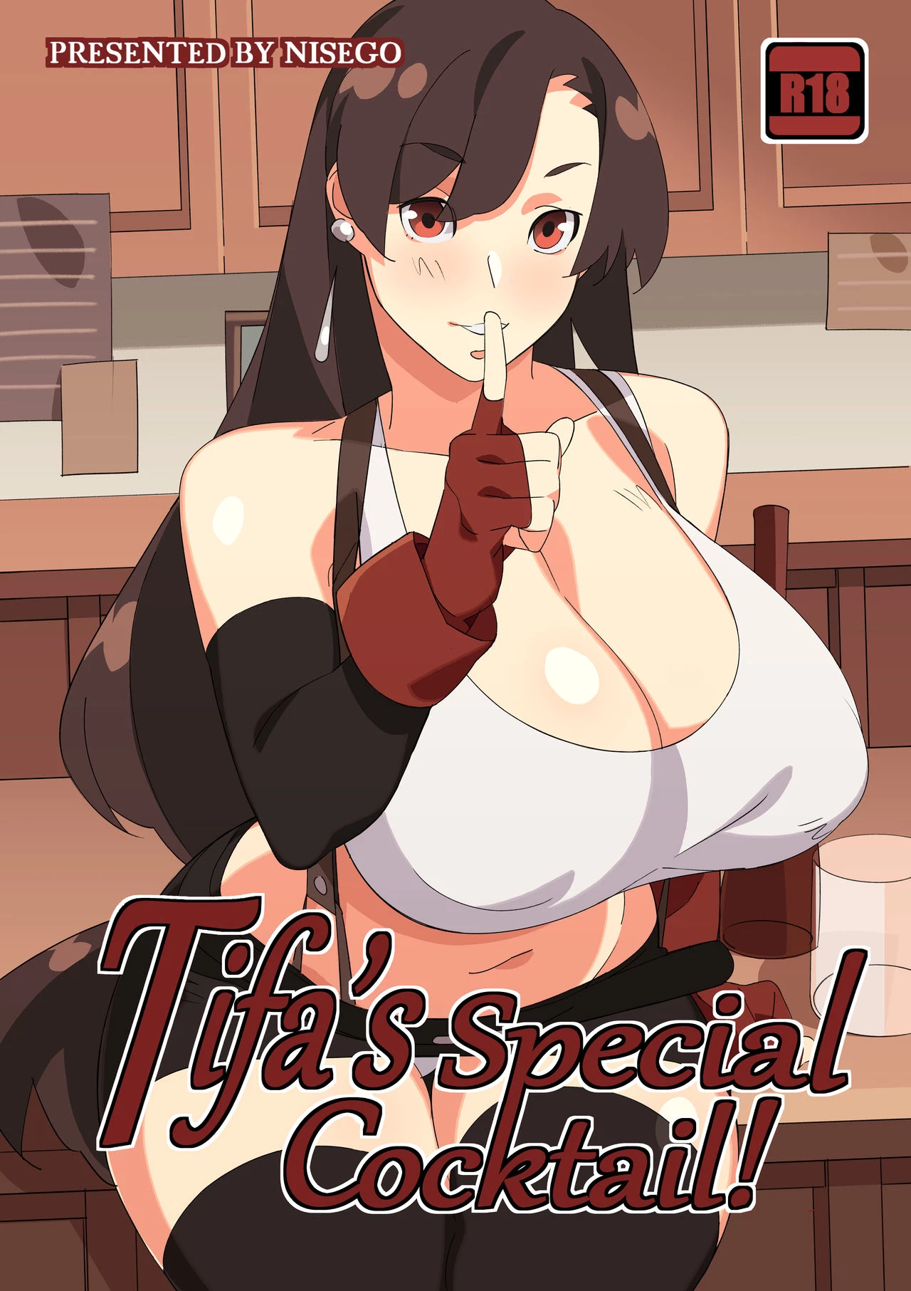 Tifa's special Cocktail! porn comic picture 1
