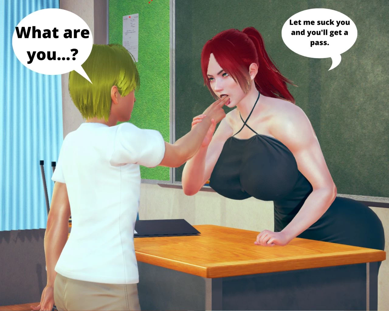 Toby and his dick porn comic picture 5