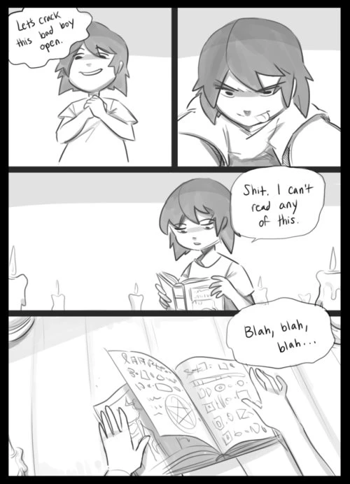 Totally Real Black Magic porn comic picture 2