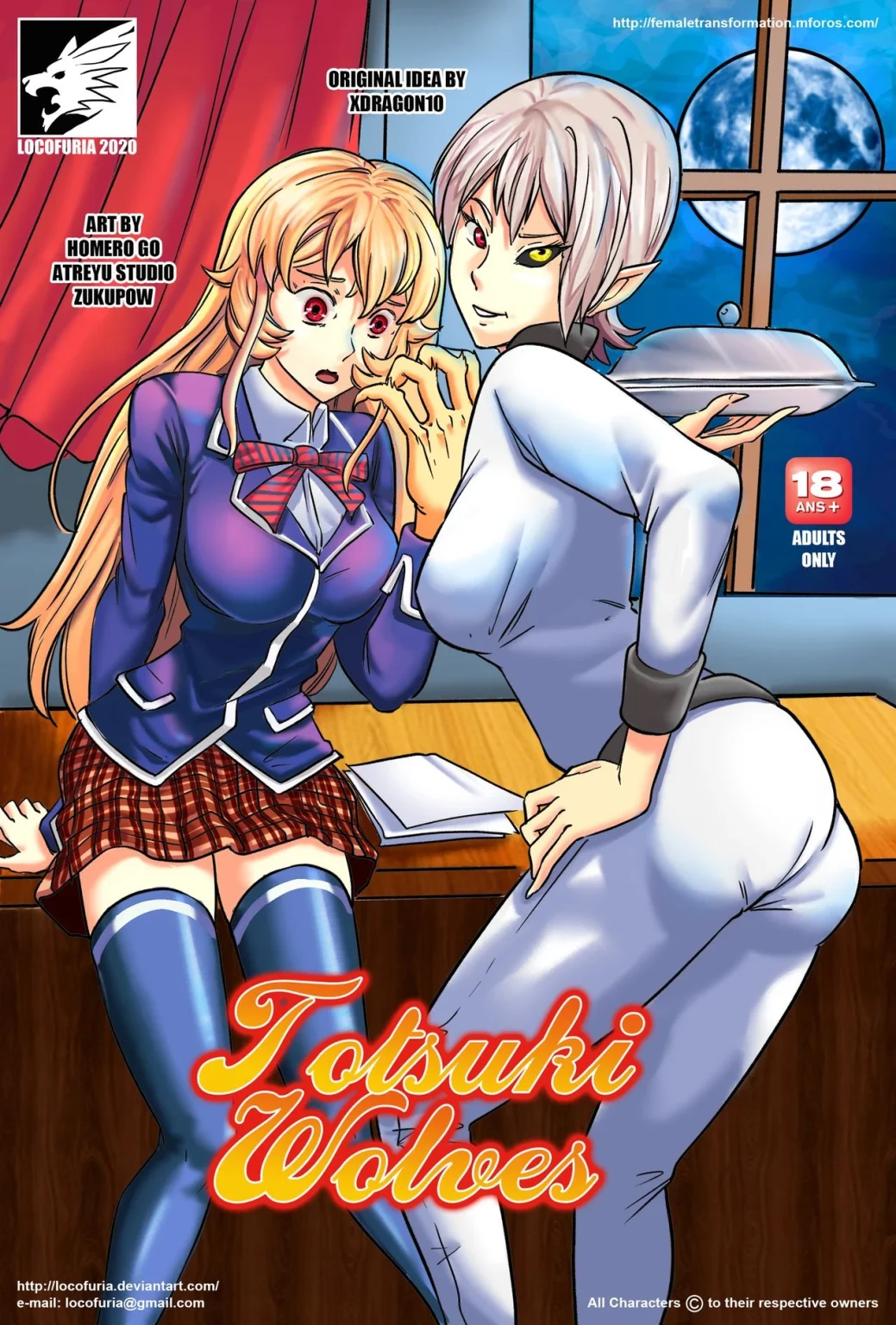 Totsuki Wolves porn comic picture 1
