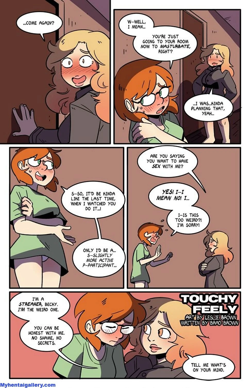 Touchy Feely porn comic picture 1