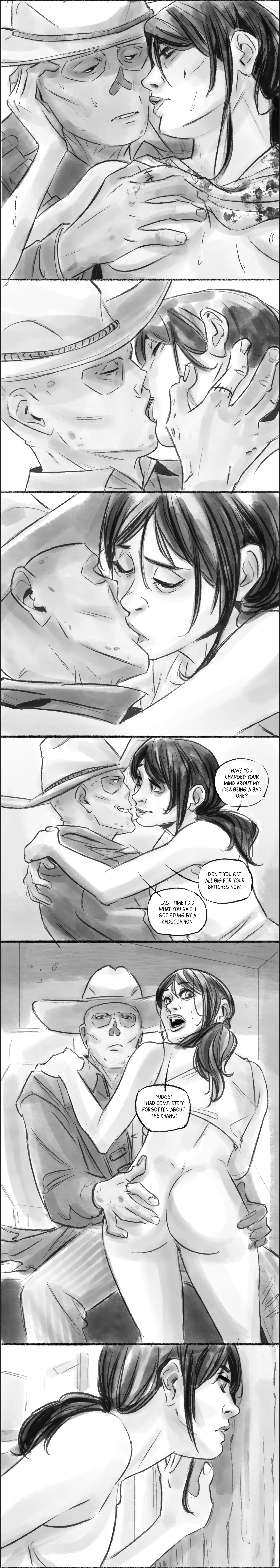 Trapped porn comic picture 17