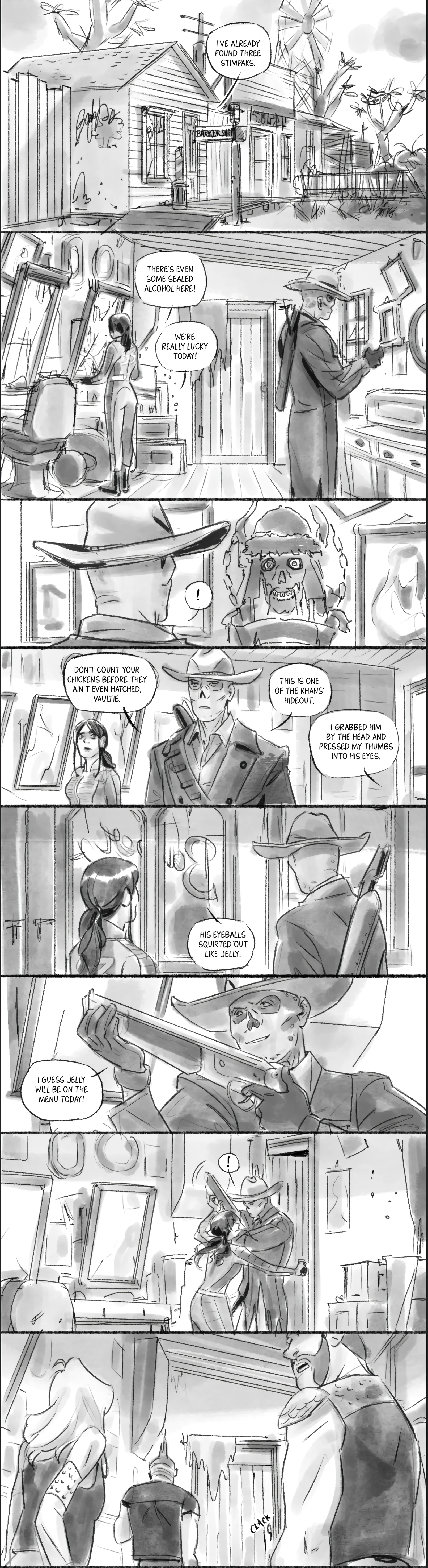 Trapped porn comic picture 4